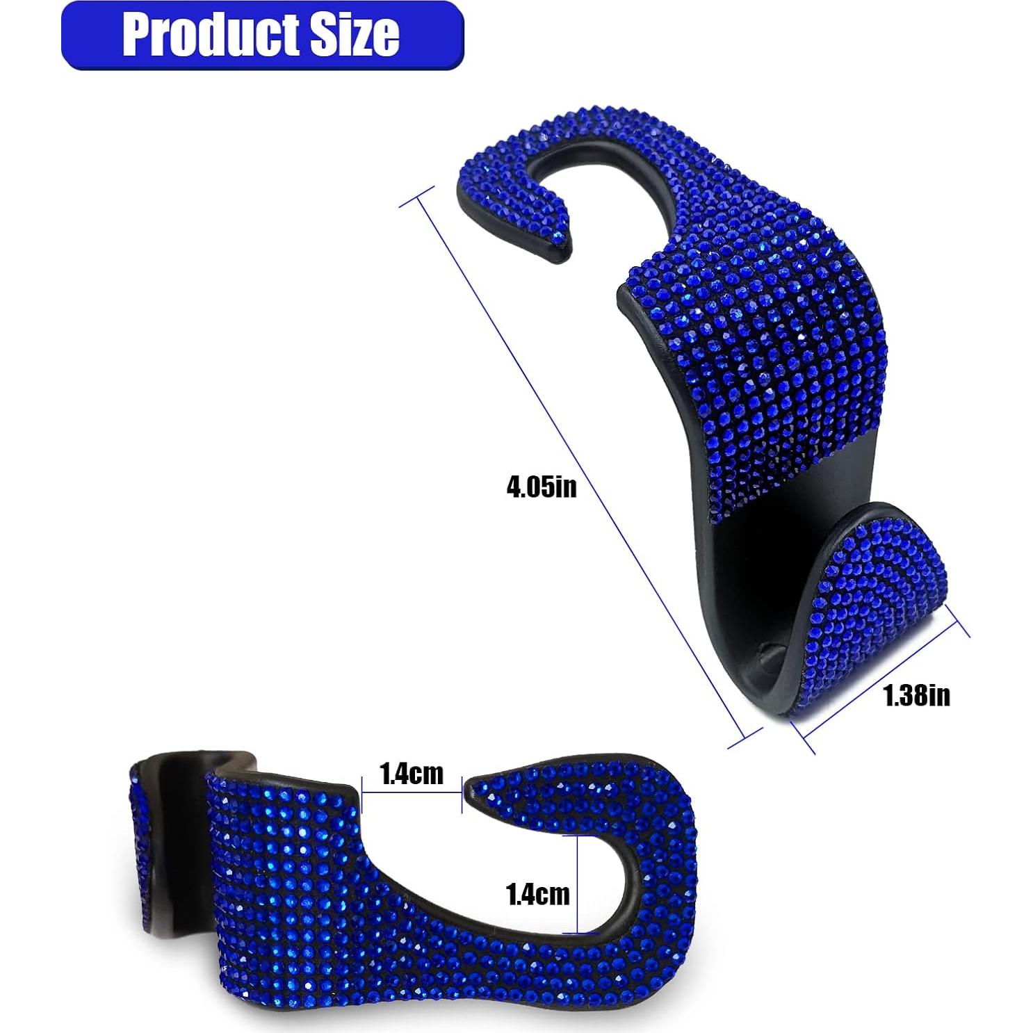 Ganchos para Asiento de Coche OSIFIT - 2 Piezas Azul