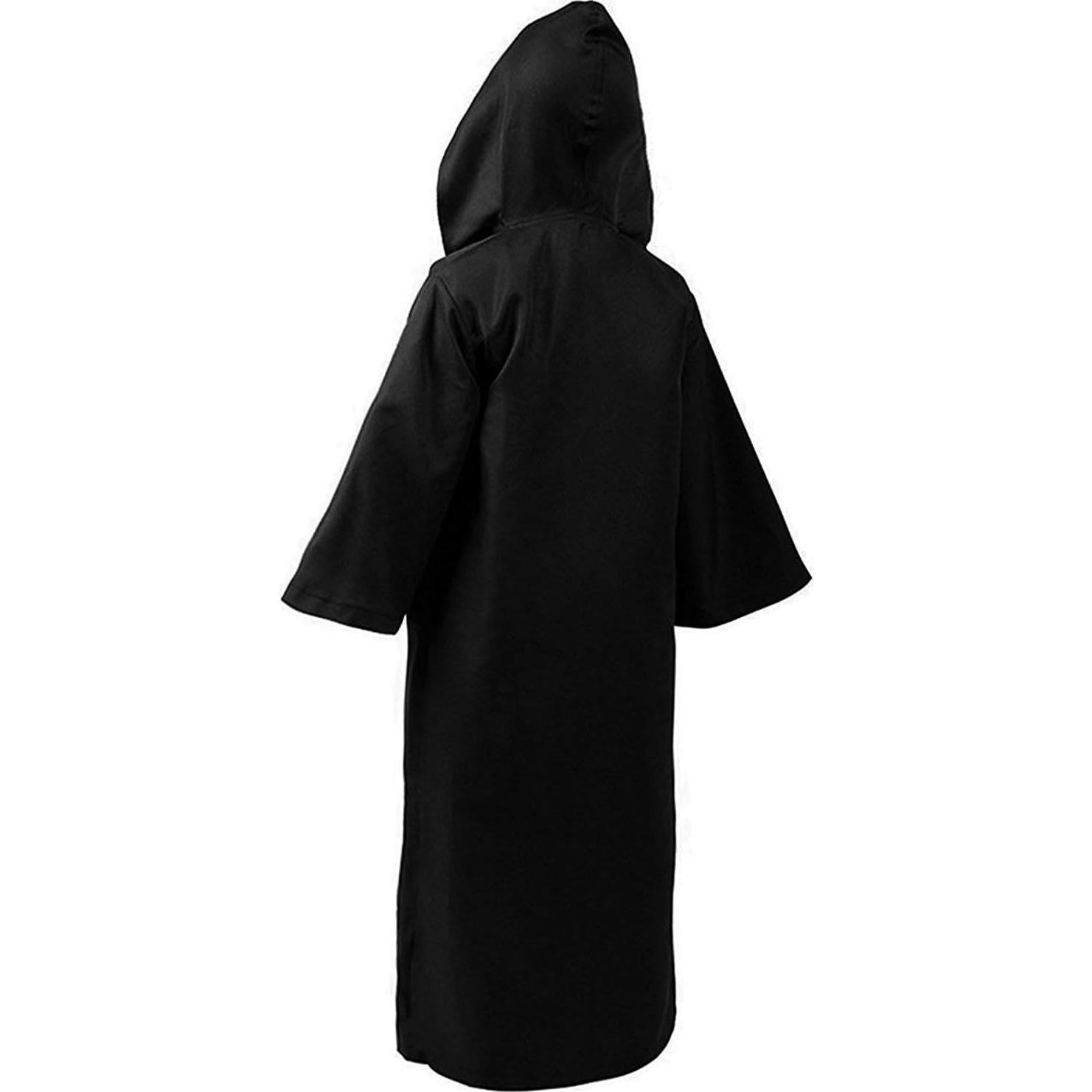 Capa con capucha GOLDSTITCH para cosplay en negro