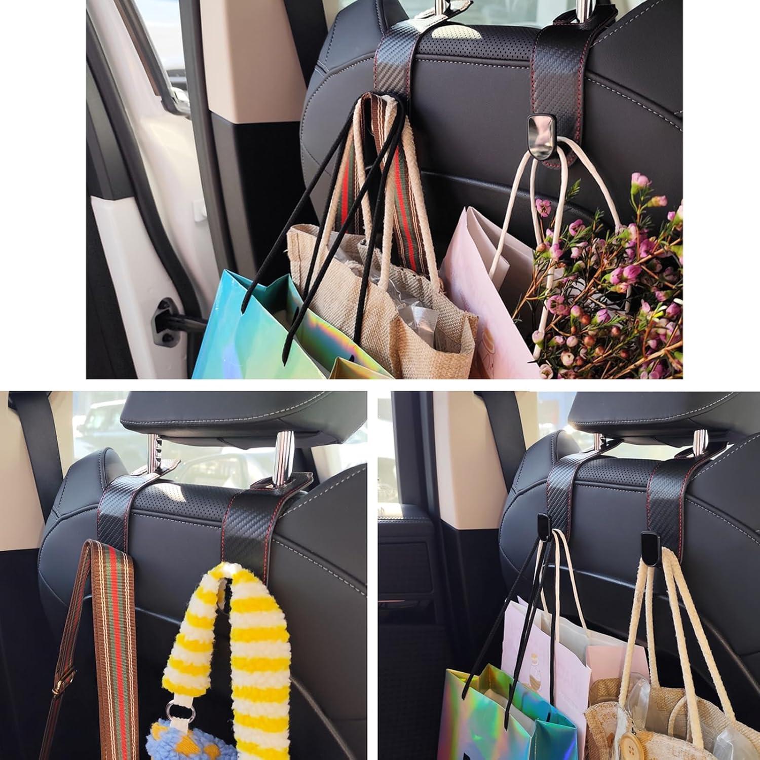 Ganchos de cuero para reposacabezas Gluebar - 2 unidades