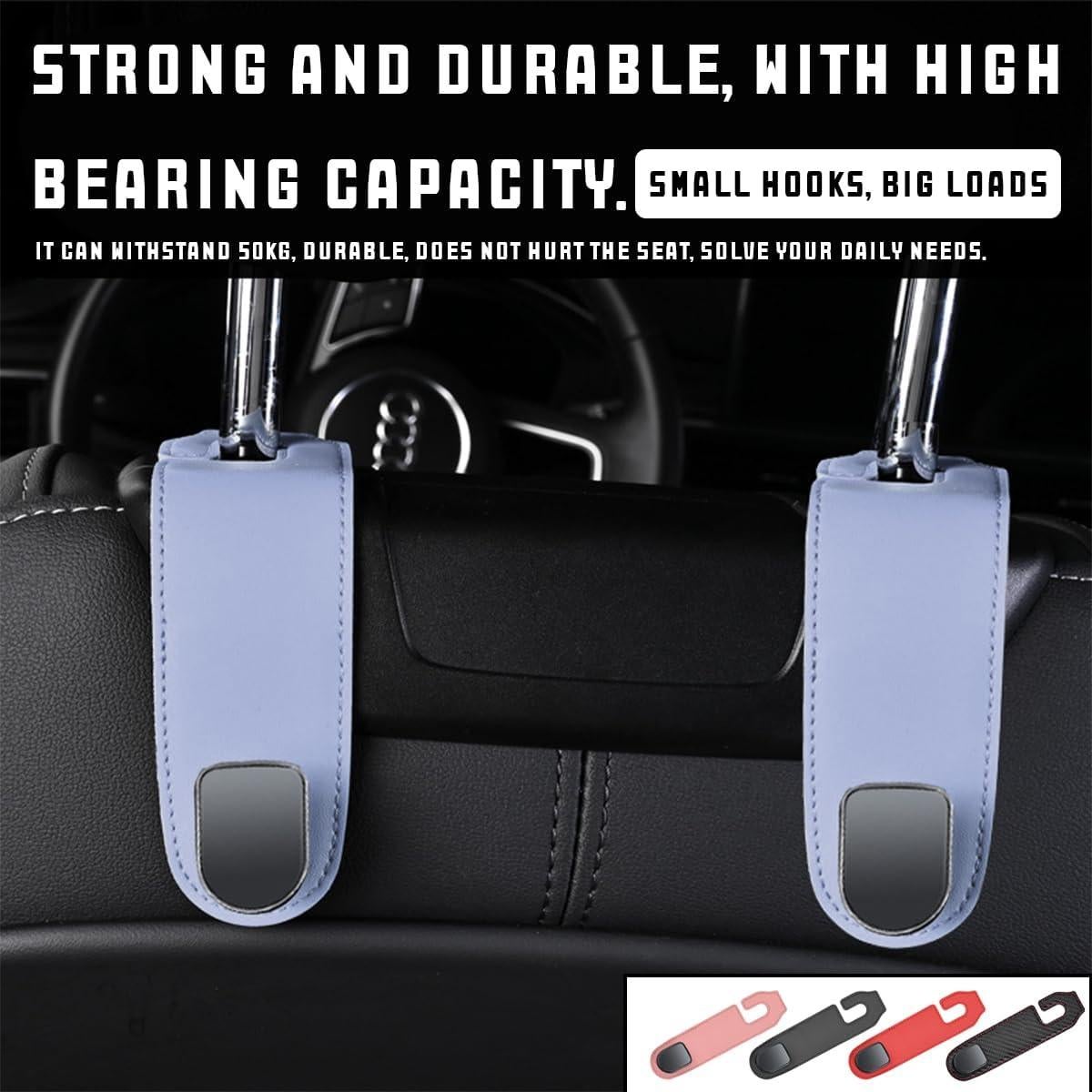 2 Ganchos para Reposacabezas Bittwee - Organizador de Auto Negro