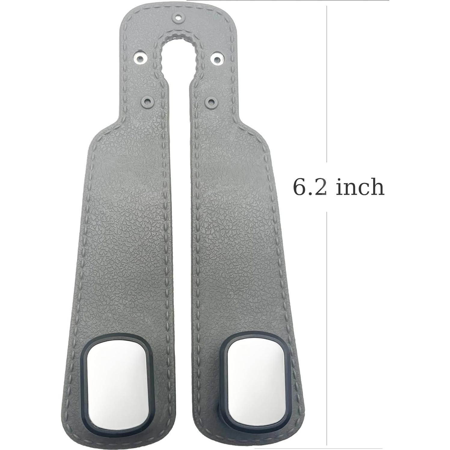 Ganchos para Reposacabezas DEIHAALEN 2 Pcs Marrón de Cuero