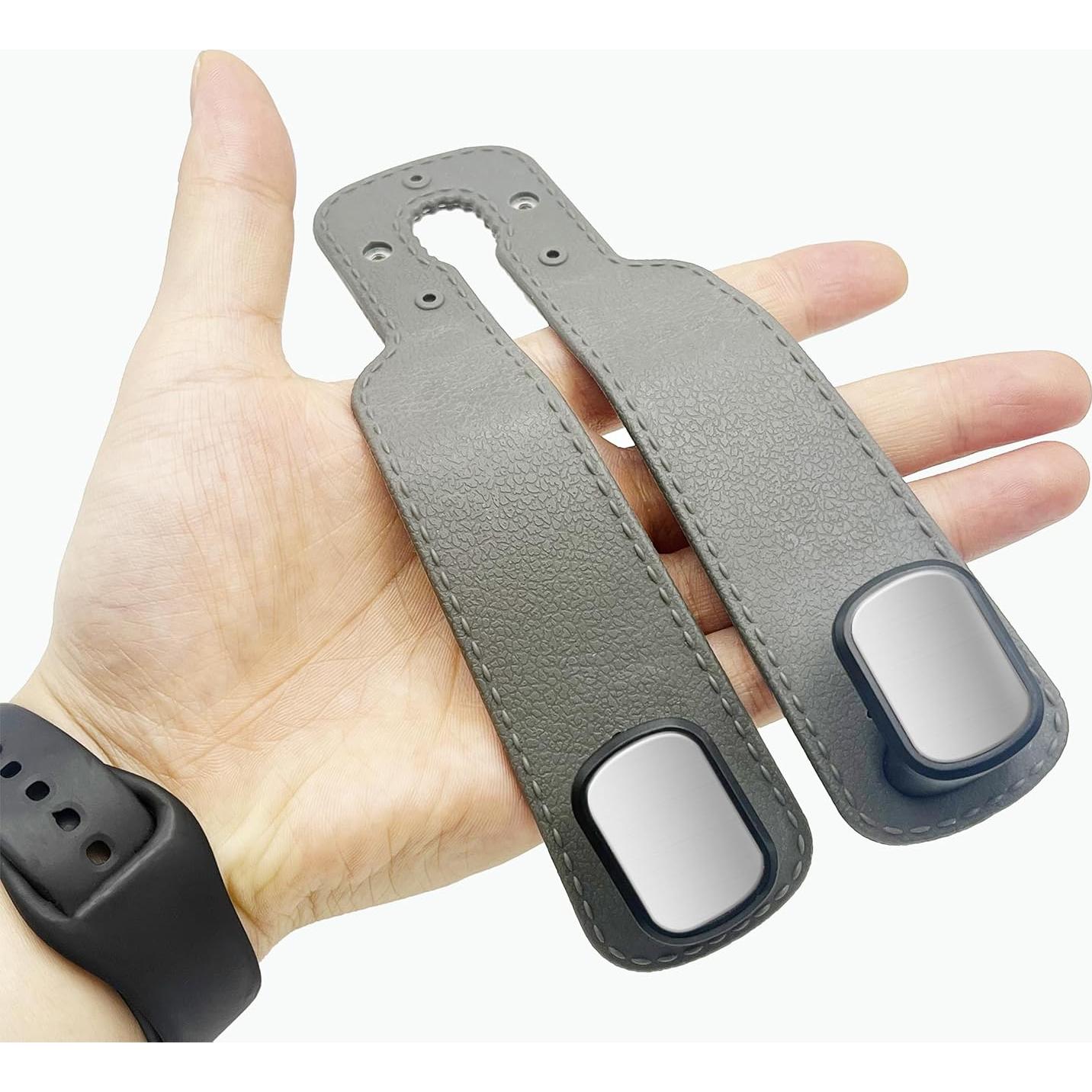 Ganchos para Reposacabezas DEIHAALEN 2 Pcs Marrón de Cuero