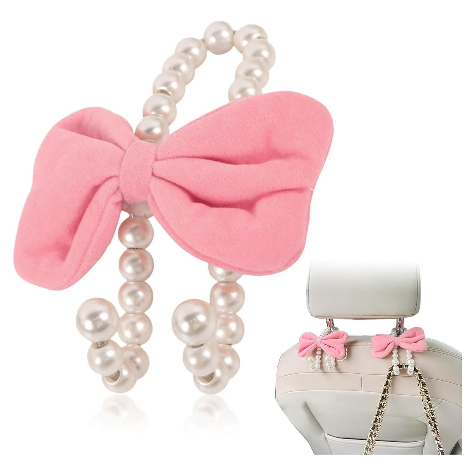 Gancho para bolso de coche TECHPLUS con diseño de perla