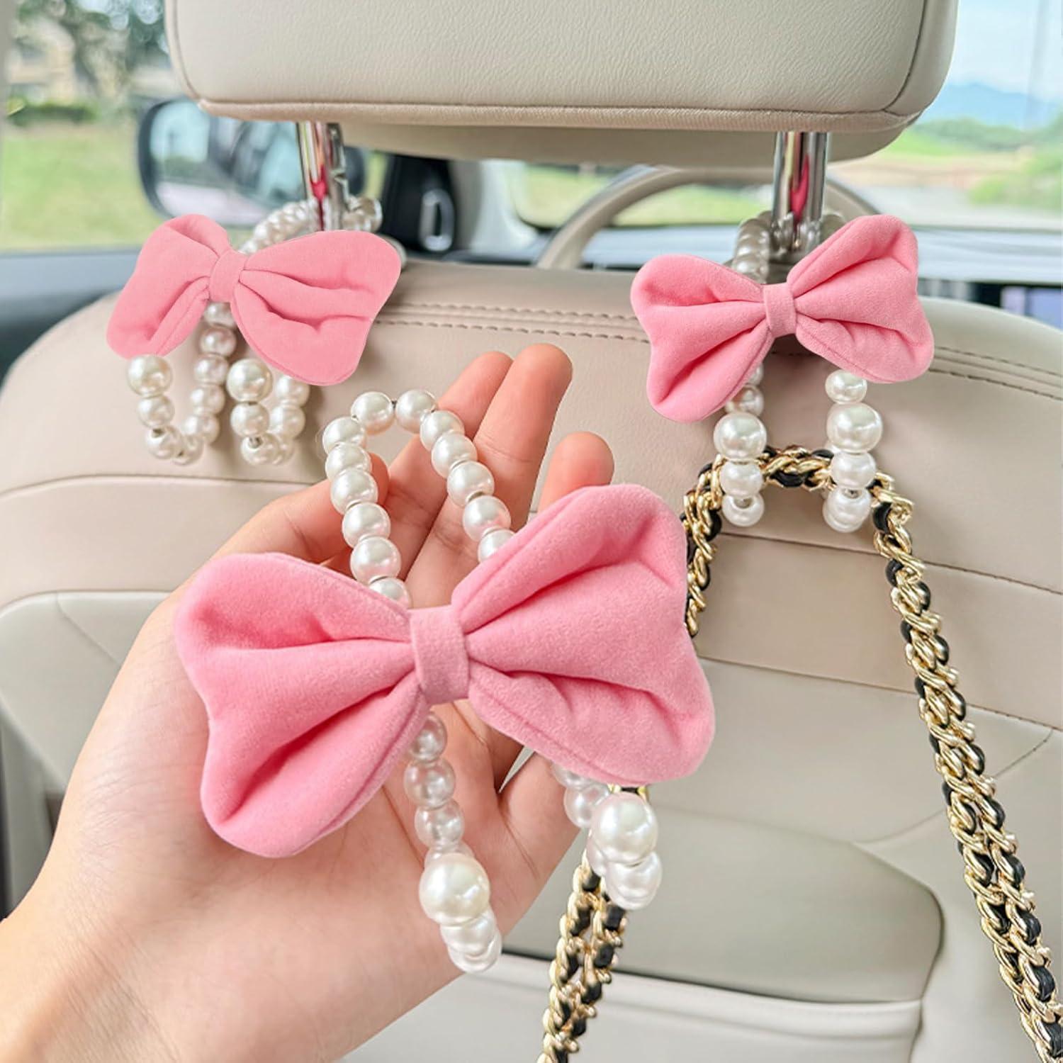 Gancho para bolso de coche TECHPLUS con diseño de perla