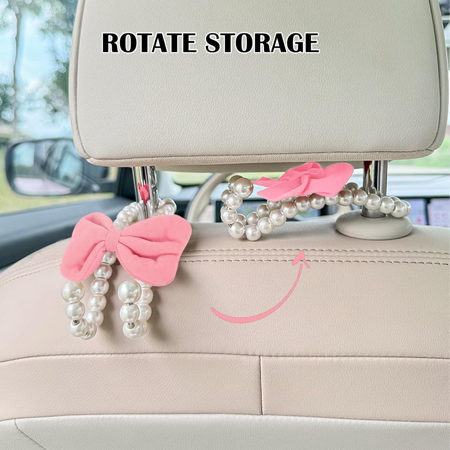 Gancho para bolso de coche TECHPLUS con diseño de perla