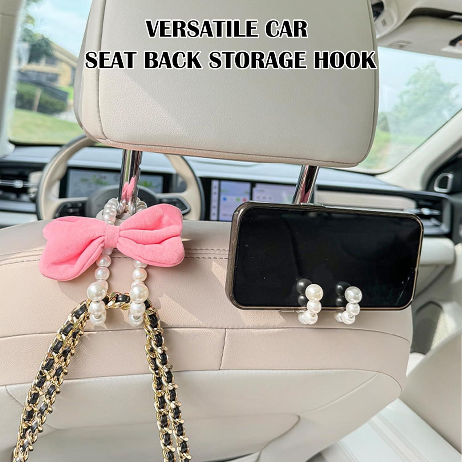 Gancho para bolso de coche TECHPLUS con diseño de perla