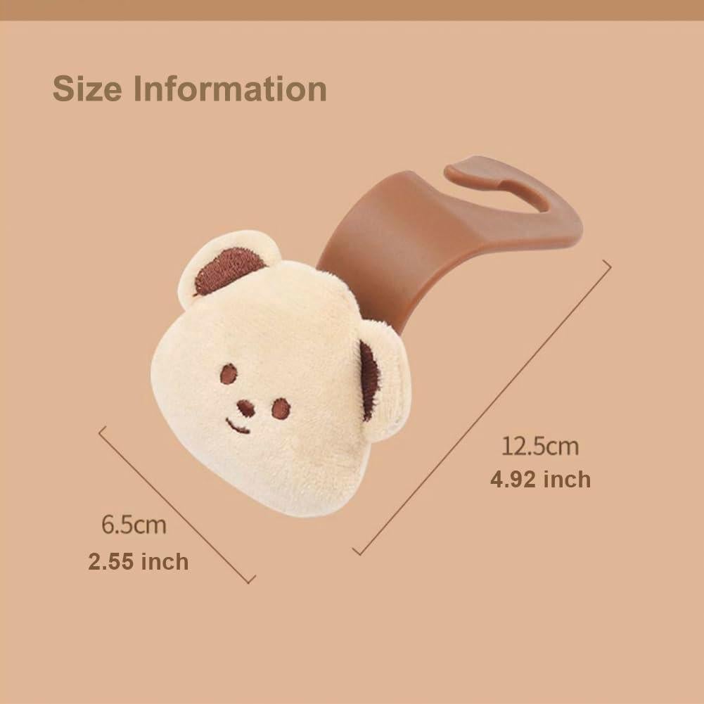 Ganchos para reposacabezas de coche TDOFYH 2 unidades cerdo rosa