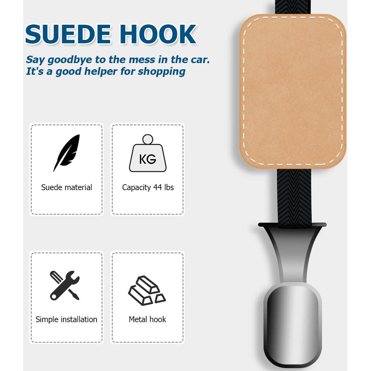 Ganchos de Reposacabezas AUCELI para Asiento de Coche - 2 Pcs