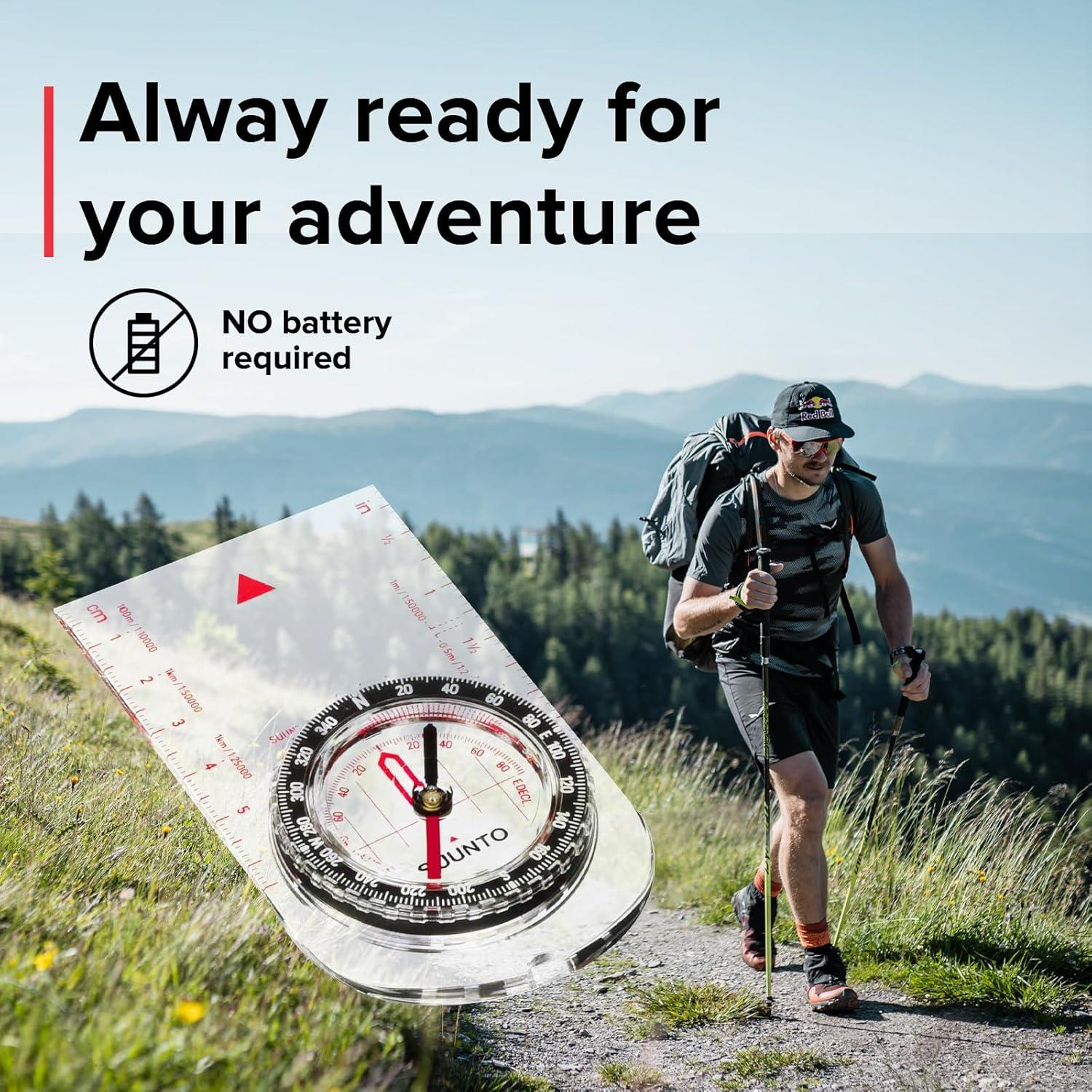 Brújula Suunto A-30 NH Compacta para Senderismo