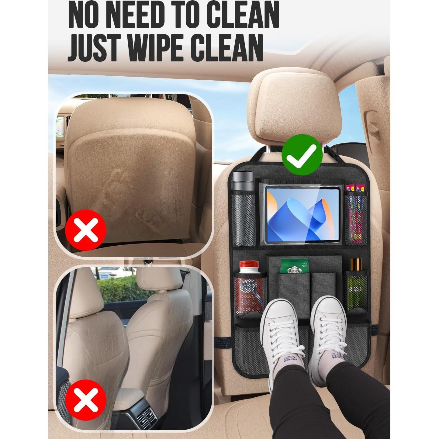 Organizador de Asiento Trasero New Fi - 20 Bolsillos, Negro