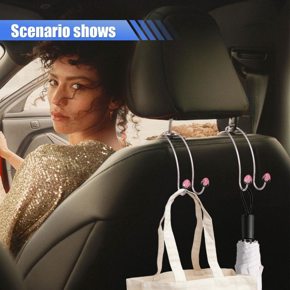 Ganchos de Reposacabezas para Bolso LAINLOY - Rosa - 2 Piezas