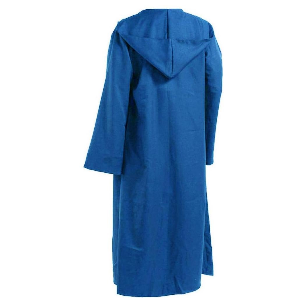 GOLDSTITCH Bata con Capucha Hombre Disfraz Cosplay Azul M