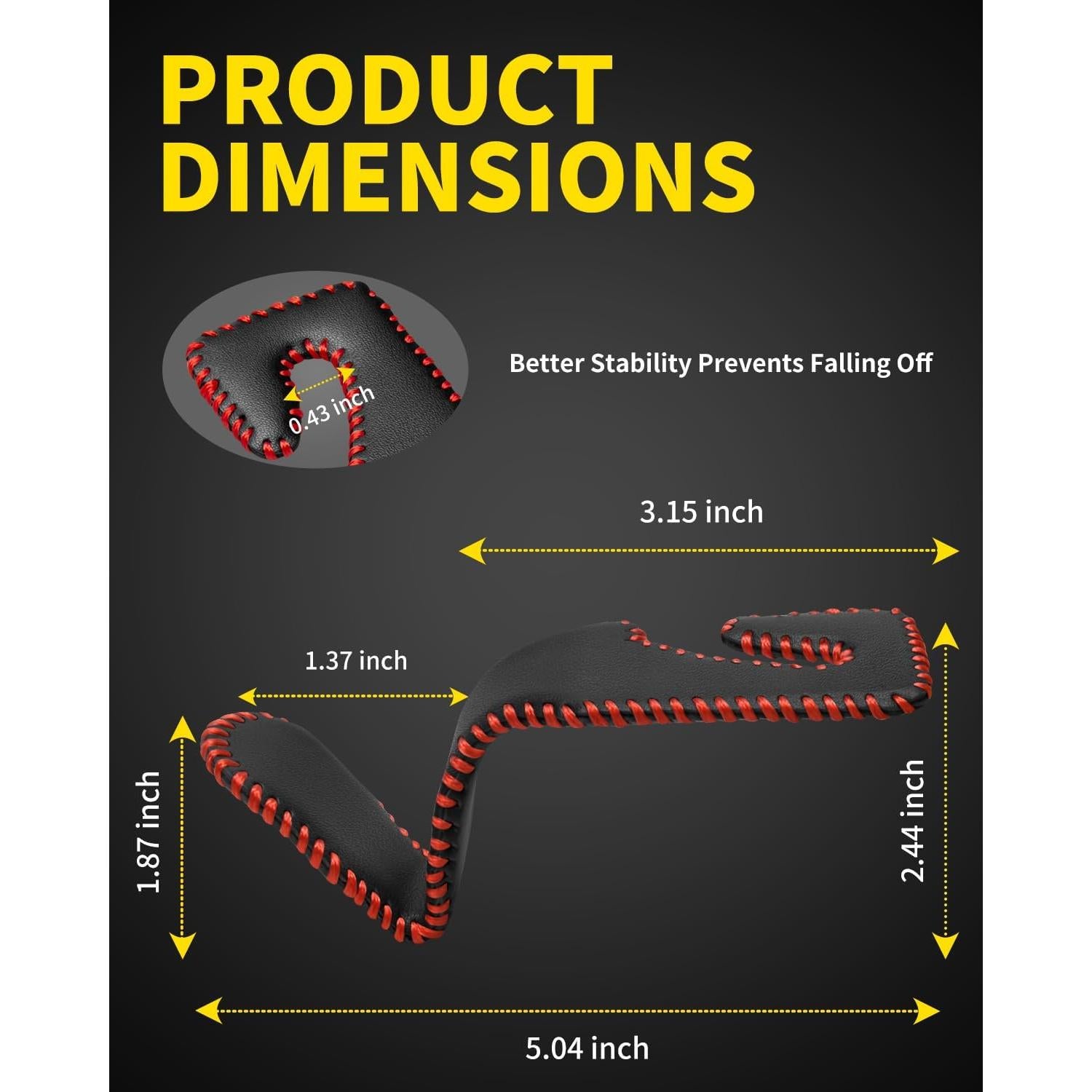 Ganchos para Reposacabezas de Coche MEALAM - 4 Piezas, 20 kg