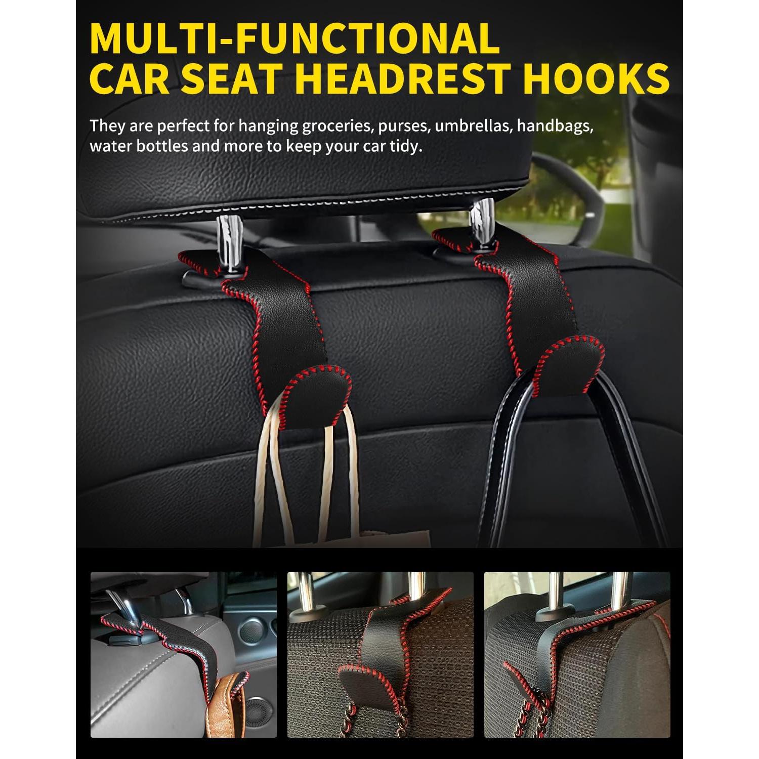 Ganchos para Reposacabezas de Coche MEALAM - 4 Piezas, 20 kg