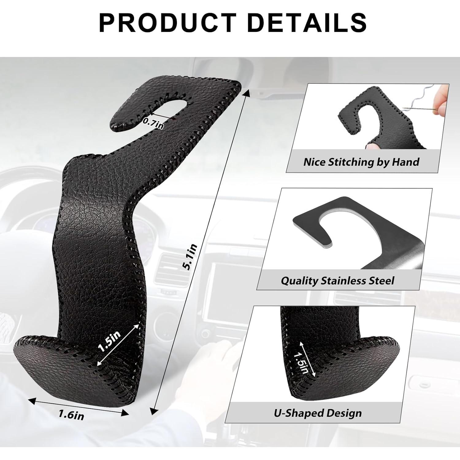 Ganchos para Reposacabezas DPKIKO - Soporte de Bolsa 25kg