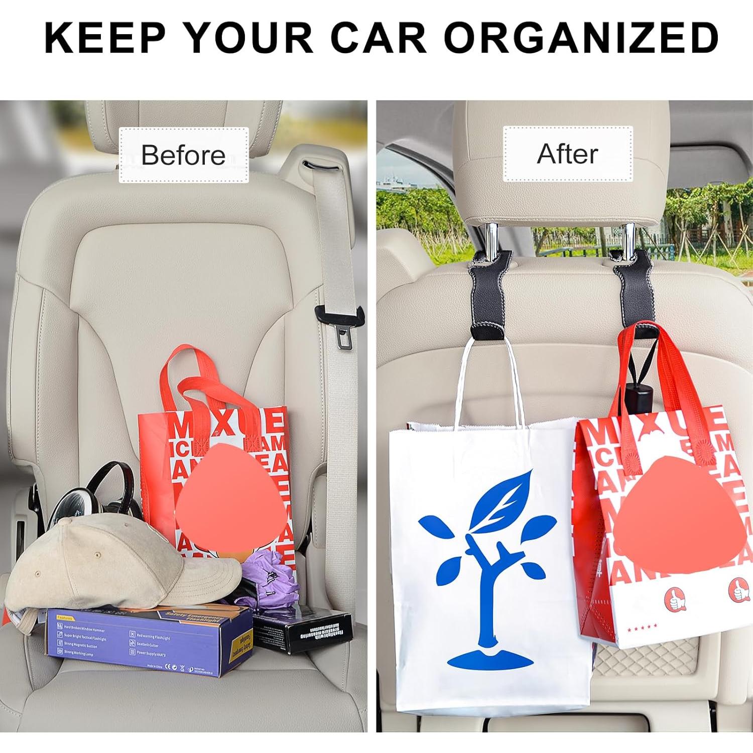 Ganchos para Reposacabezas DPKIKO - Soporte de Bolsa 25kg