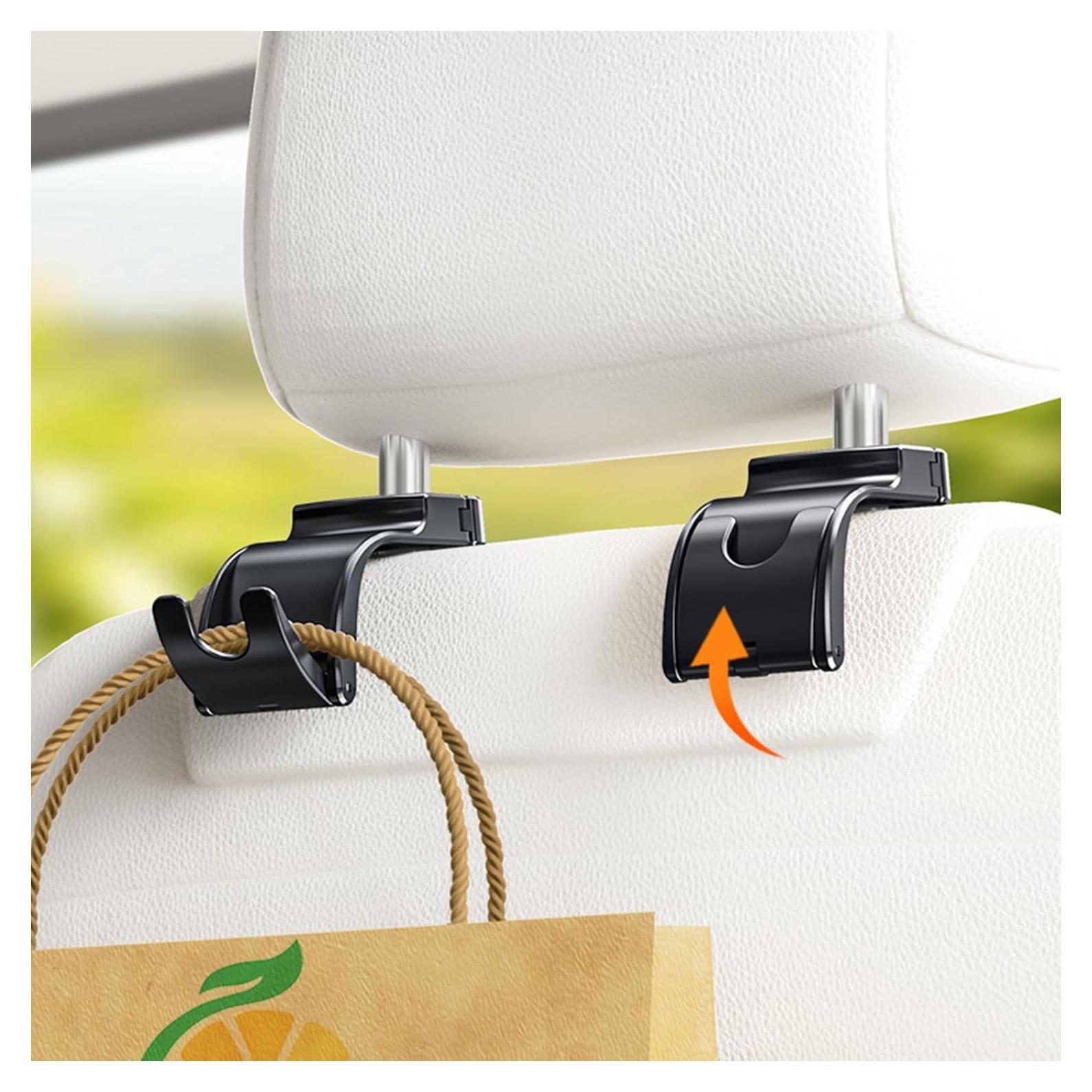 Gancho Oculto Plegable OATSBASF para Reposacabezas de Coche