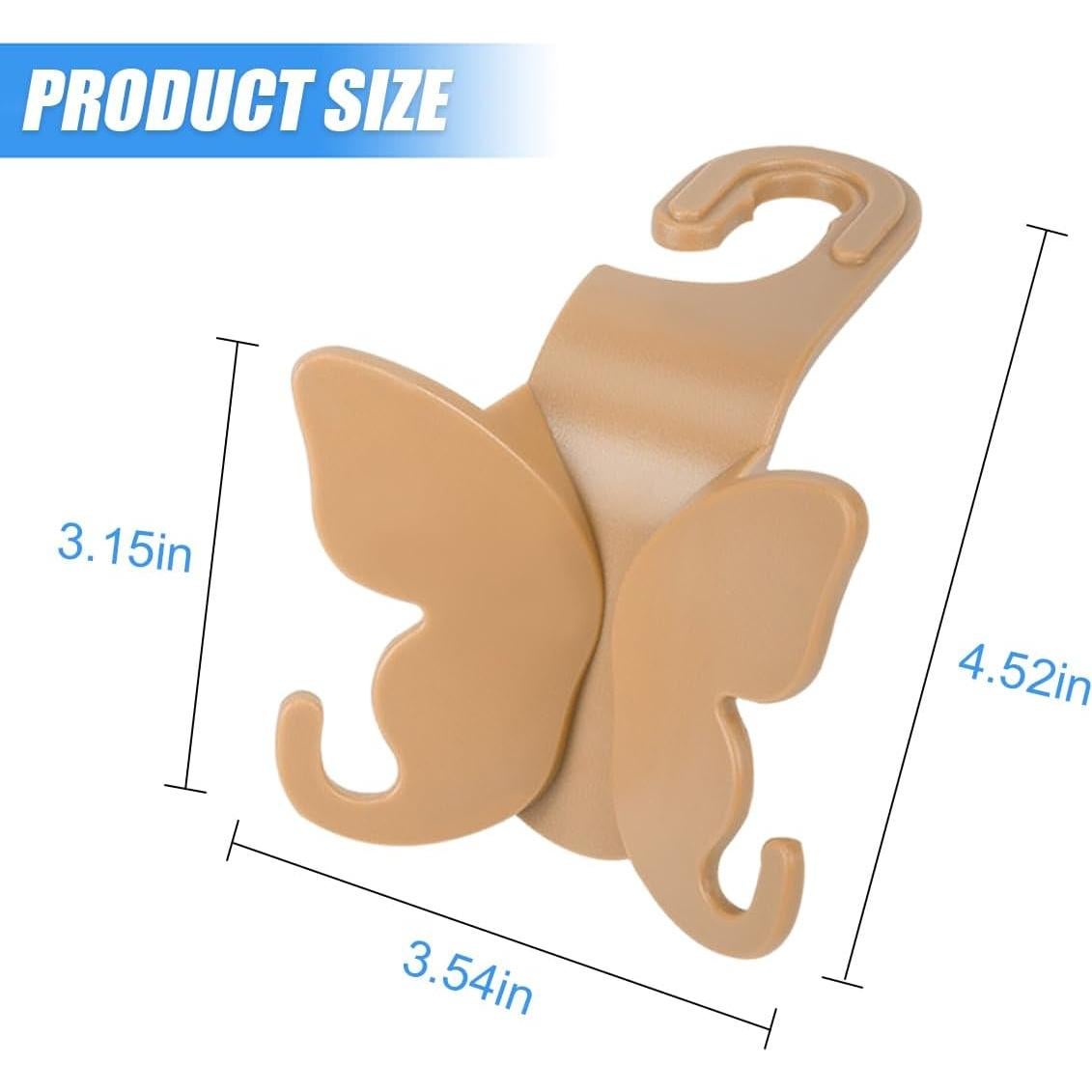 Gancho para Reposacabezas HZEL - Organizador de Asiento Marrón