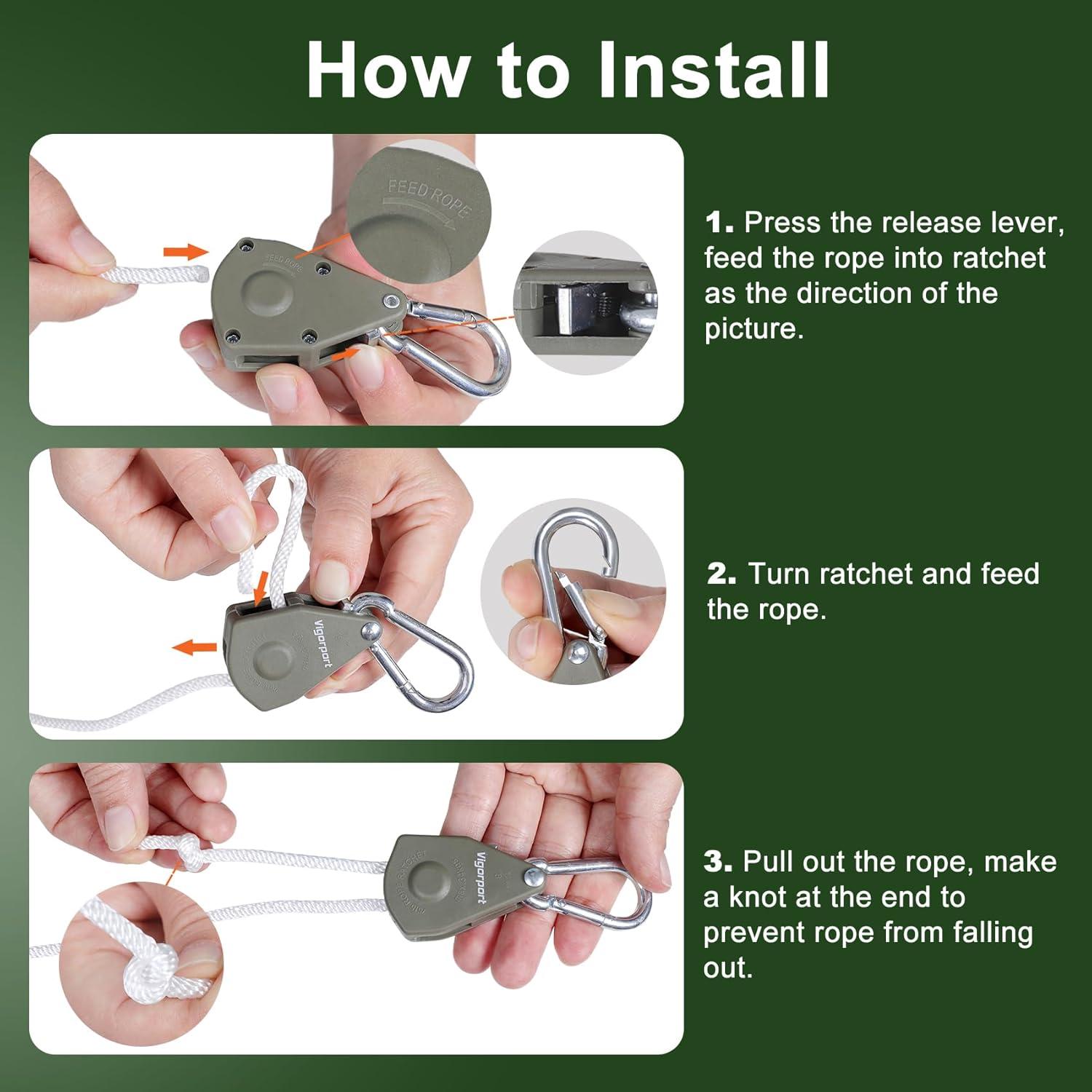 Cuerda de Ropa Retráctil Vigorport 5.8M - 2 Unidades