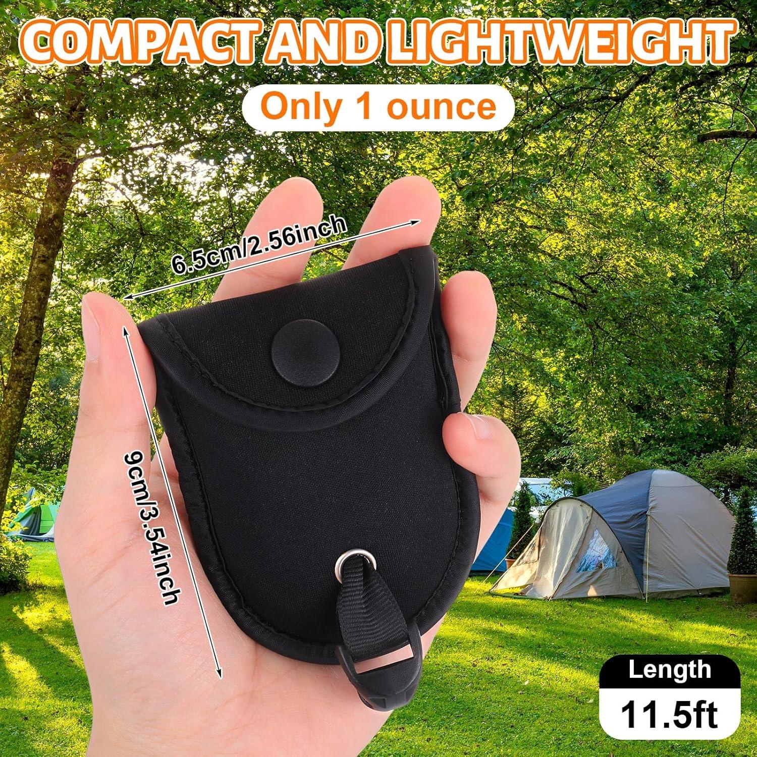 Paquete de 3 Cuerdas de Ropa de Viaje Threehoney 3.5m