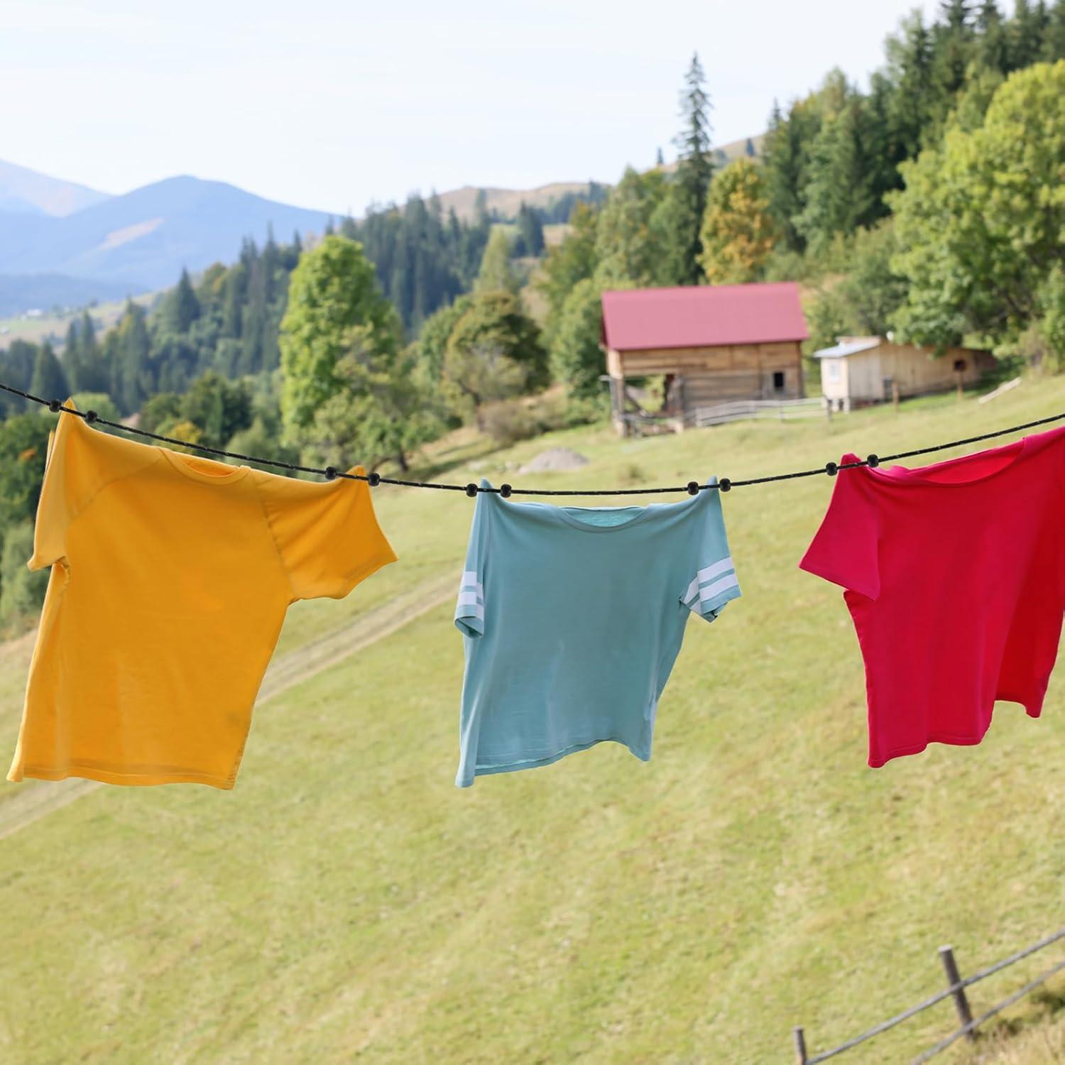 Paquete de 3 Cuerdas de Ropa de Viaje Threehoney 3.5m