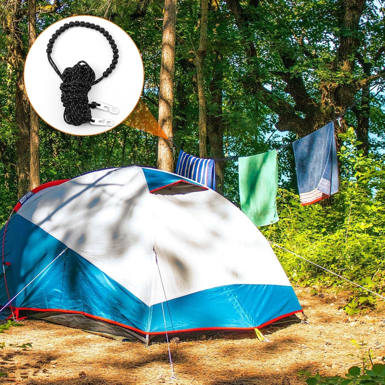 Paquete de 3 Cuerdas de Ropa de Viaje Threehoney 3.5m