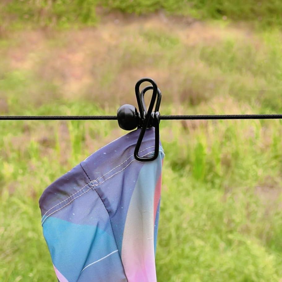 Cuerda de Viaje Retráctil Genérico con 12 Clips para Secado