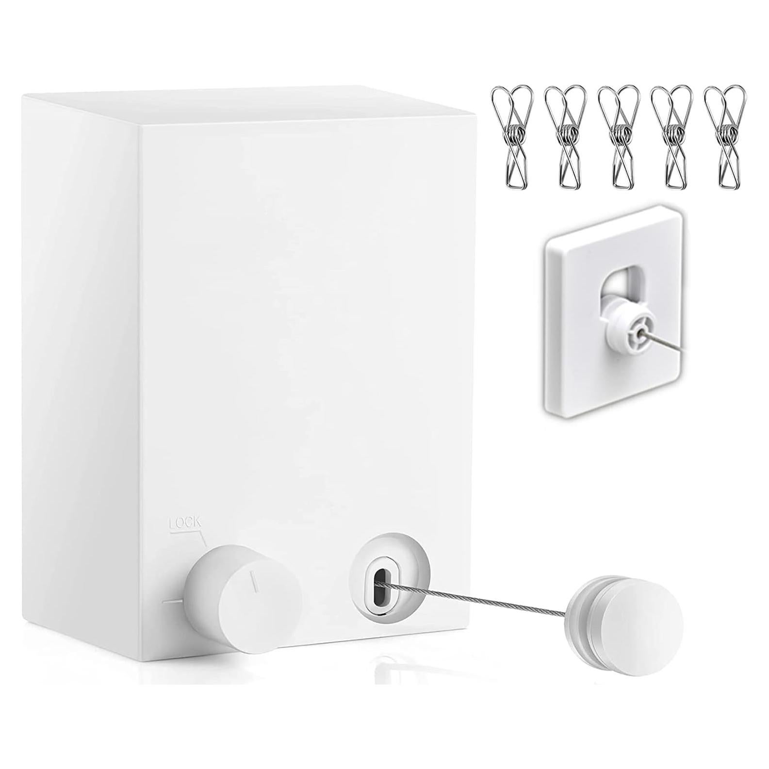 Cuerda de Ropa Retráctil ABHILWY 4.2m Acero Inoxidable