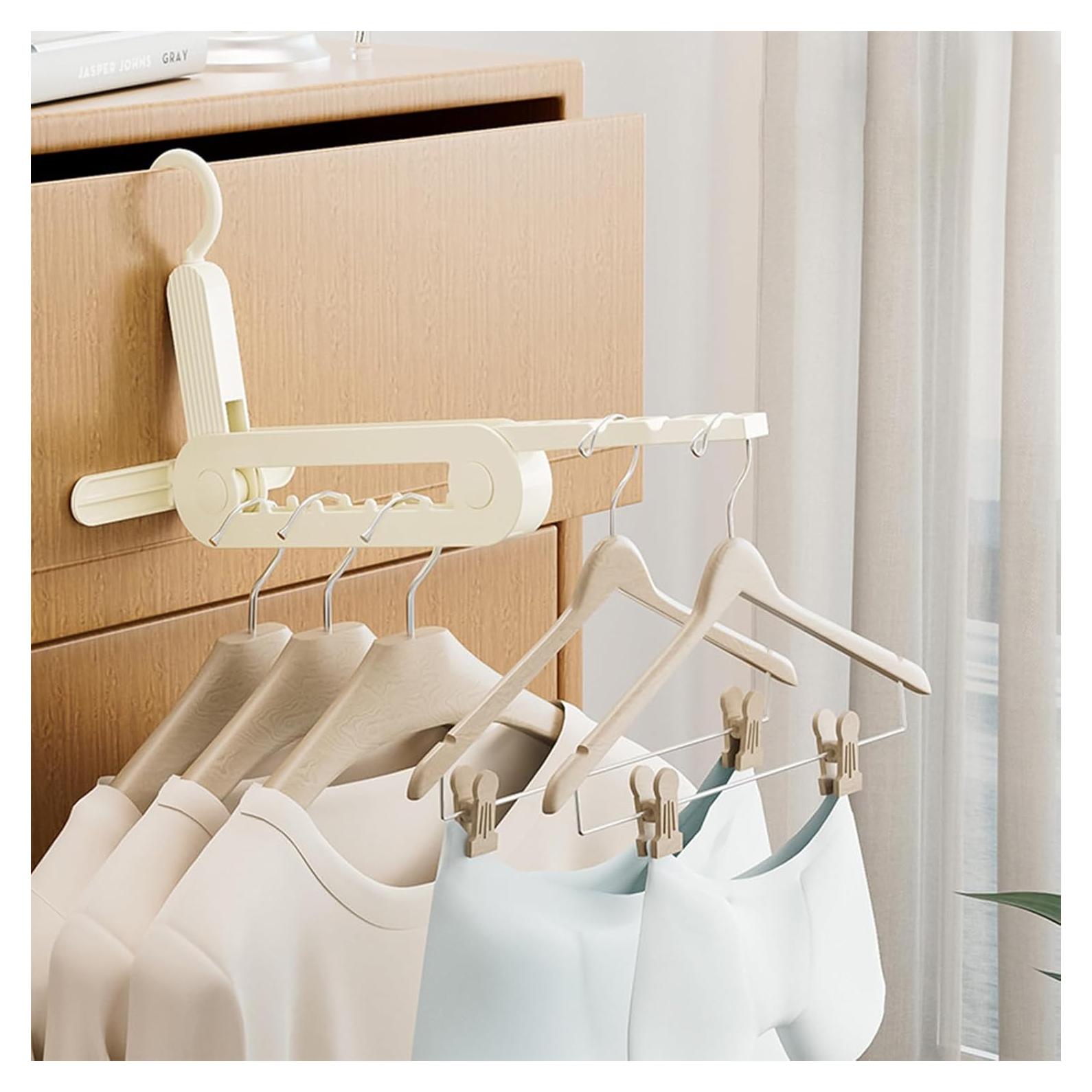 Estante Plegable para Secar Ropa QruiLanTu 2 Unidades 48 cm