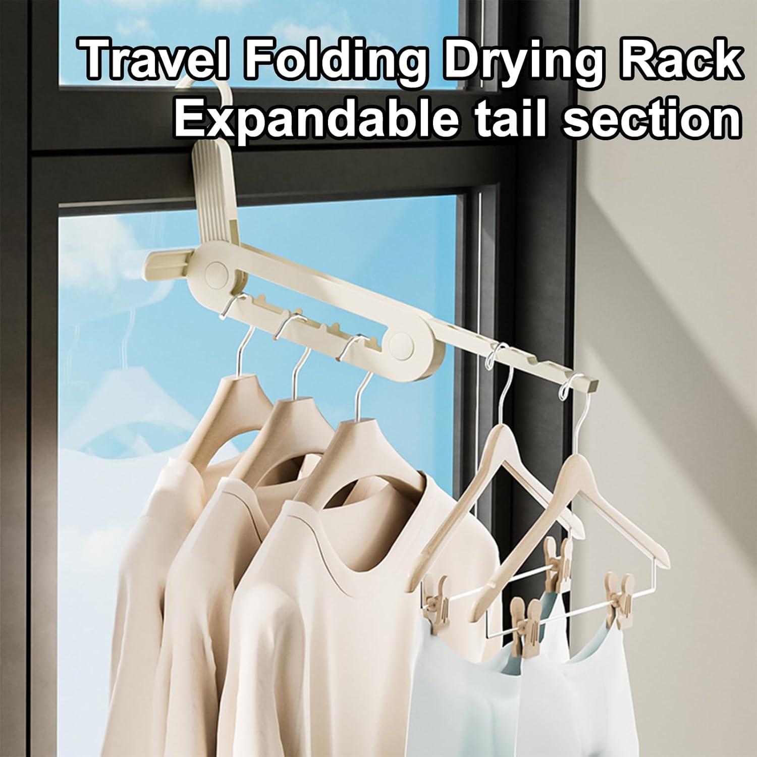 Estante Plegable para Secar Ropa QruiLanTu 2 Unidades 48 cm