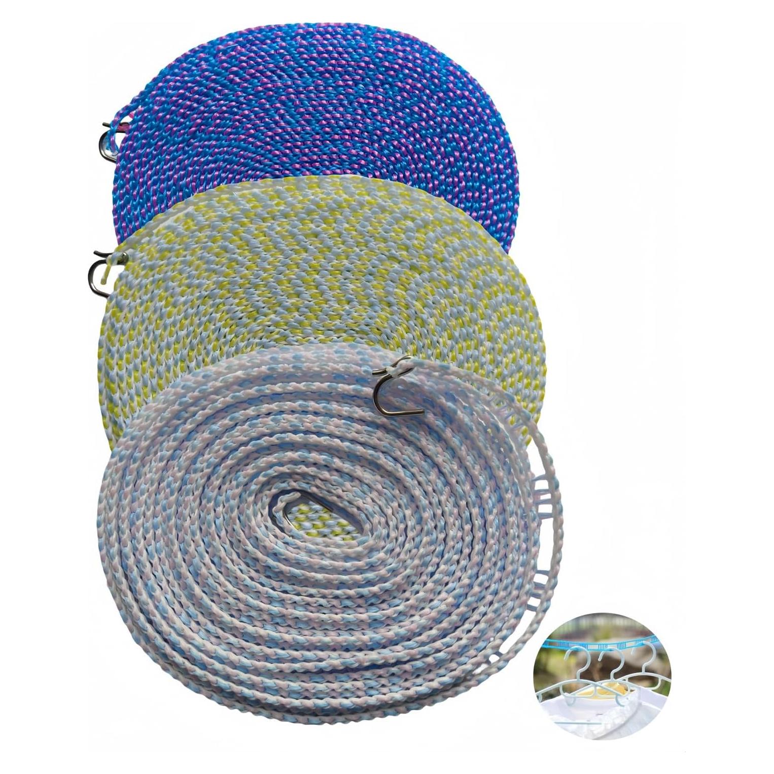 Cuerda de Ropa Retráctil WHZAZGW 8m Antideslizante 3 Colores