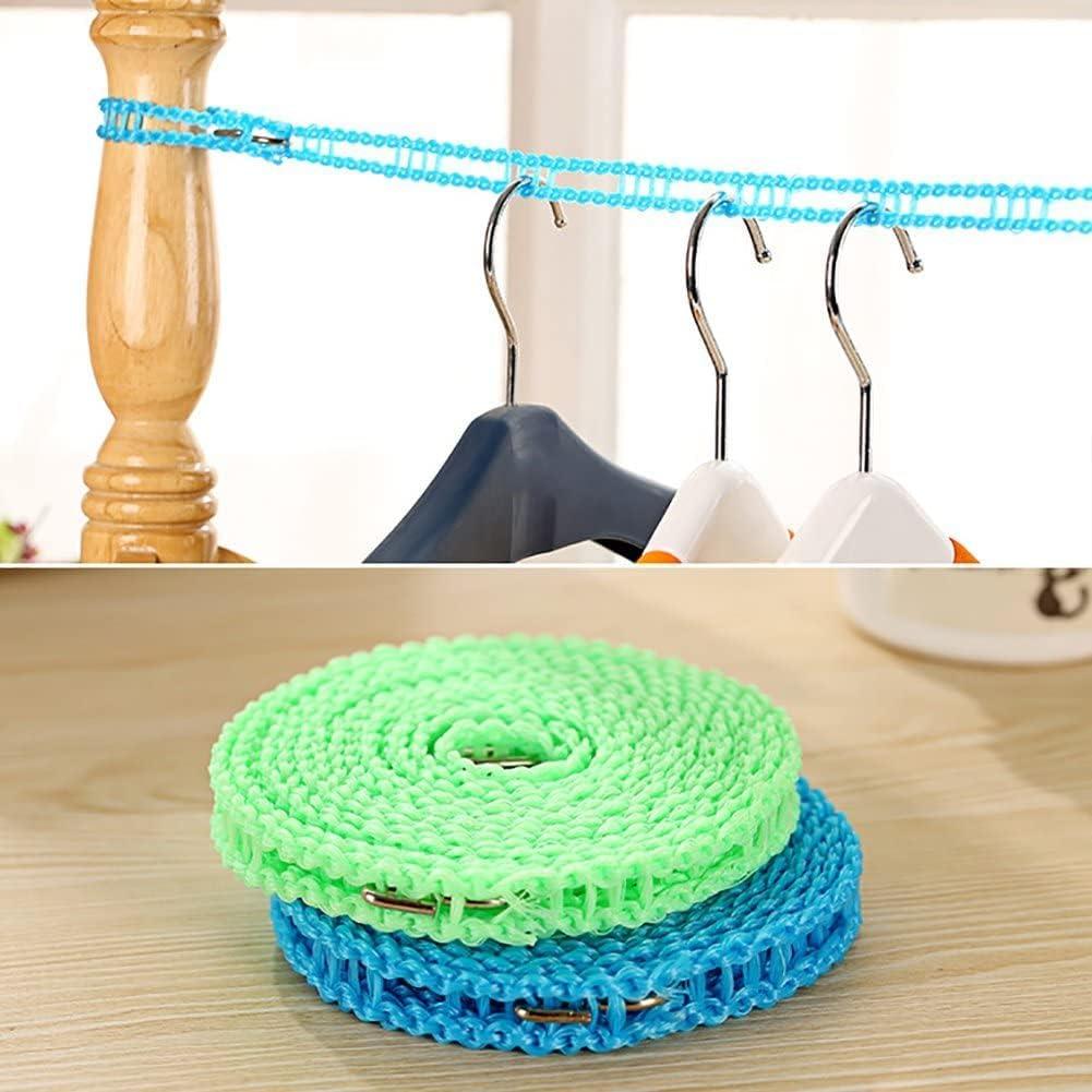 Línea de Ropa Portátil Dreamxue Multicolor 500cm