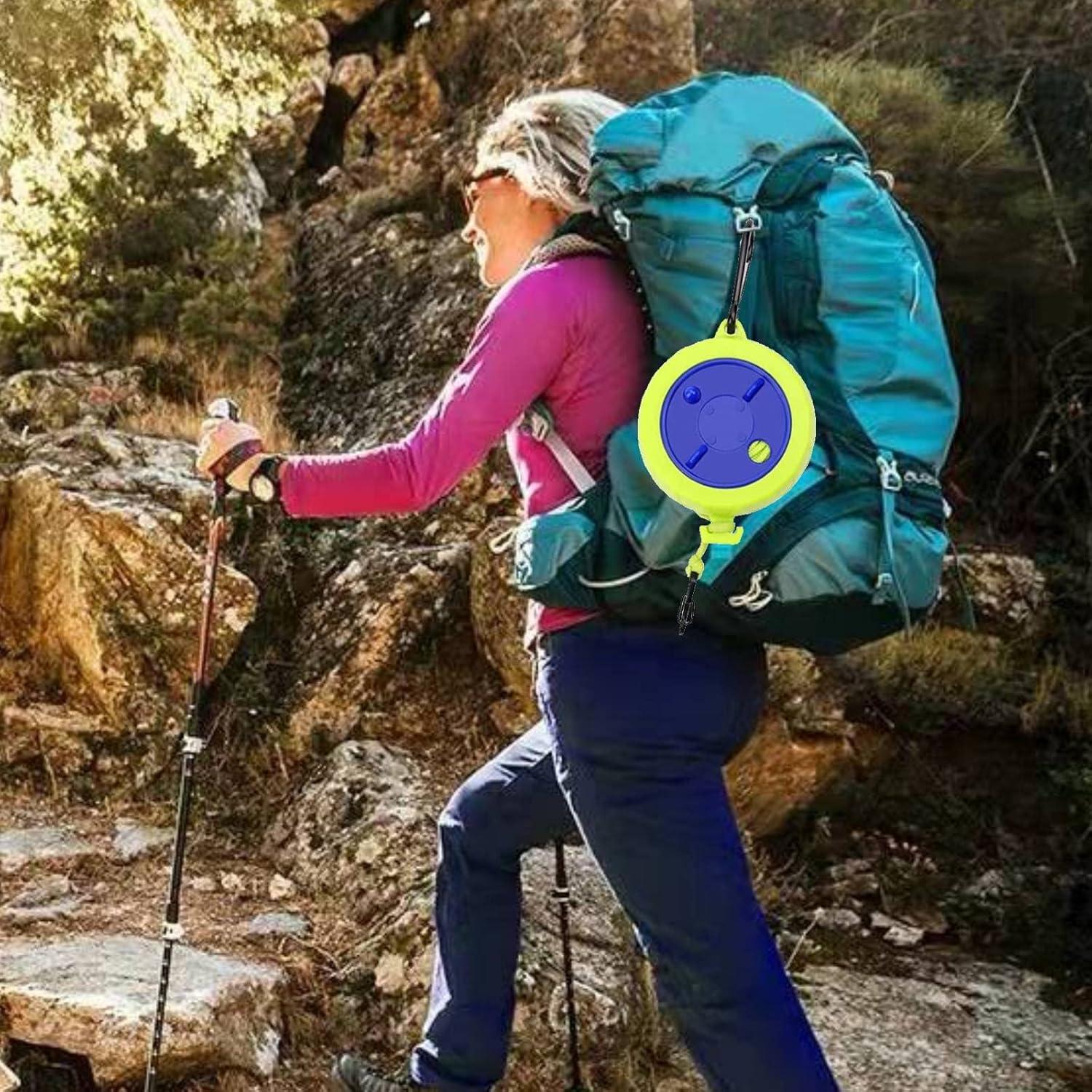 Cuerda de Ropa Ajustable QeeHeng 9.75m Antideslizante para Camping