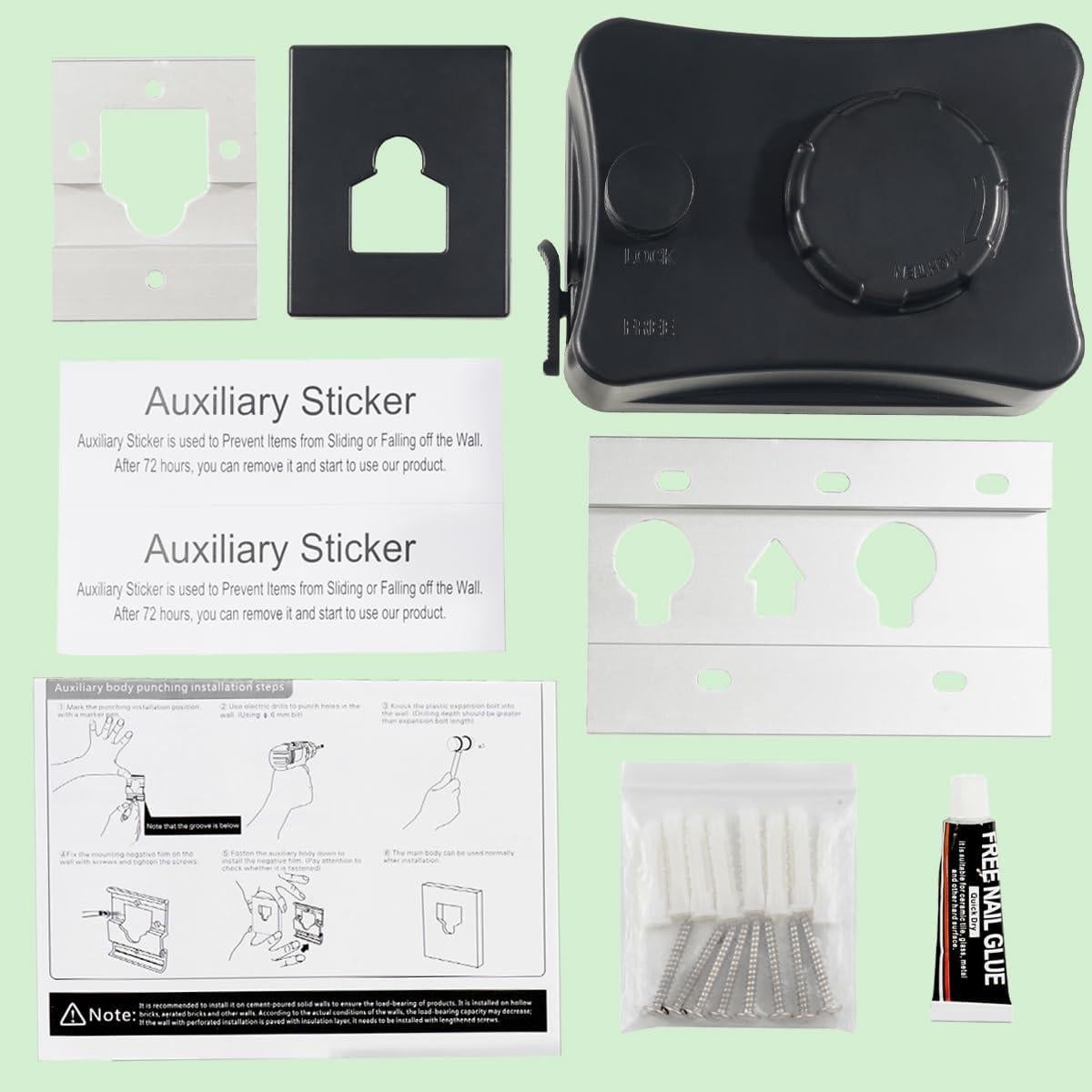 Cuerda de Ropa Retráctil Qiviluto 5.1m con Pinzas y Clips