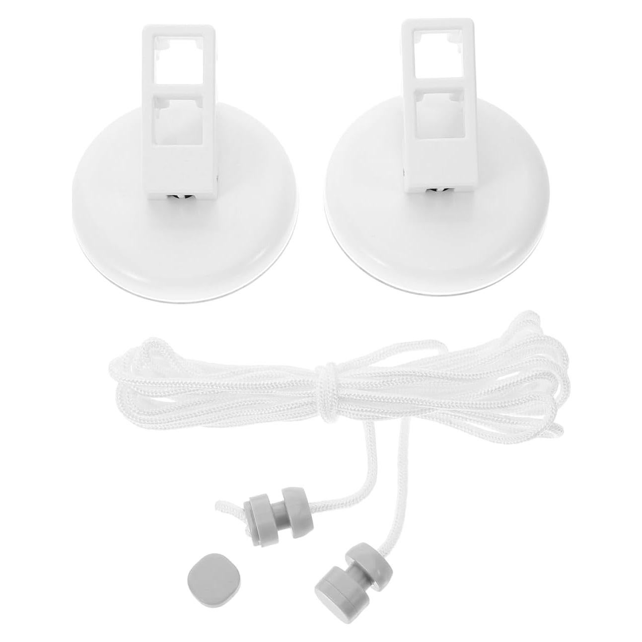 Cuerda de Ropa Portátil Garneck 5m con Ventosas - PVC Ajustable