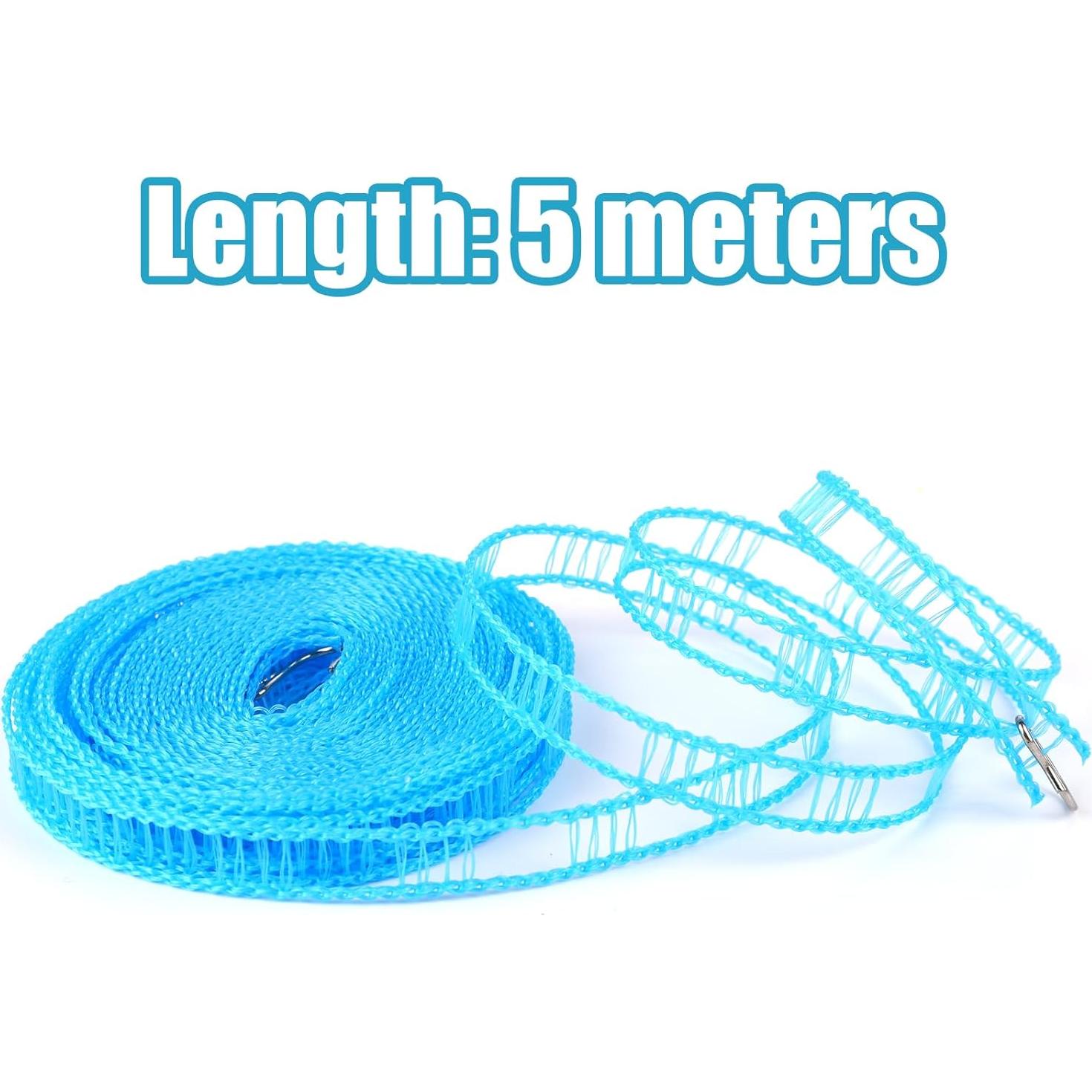 Cuerda de Nylon para Colgar Ropa Gosknor 5m Resistente al Viento