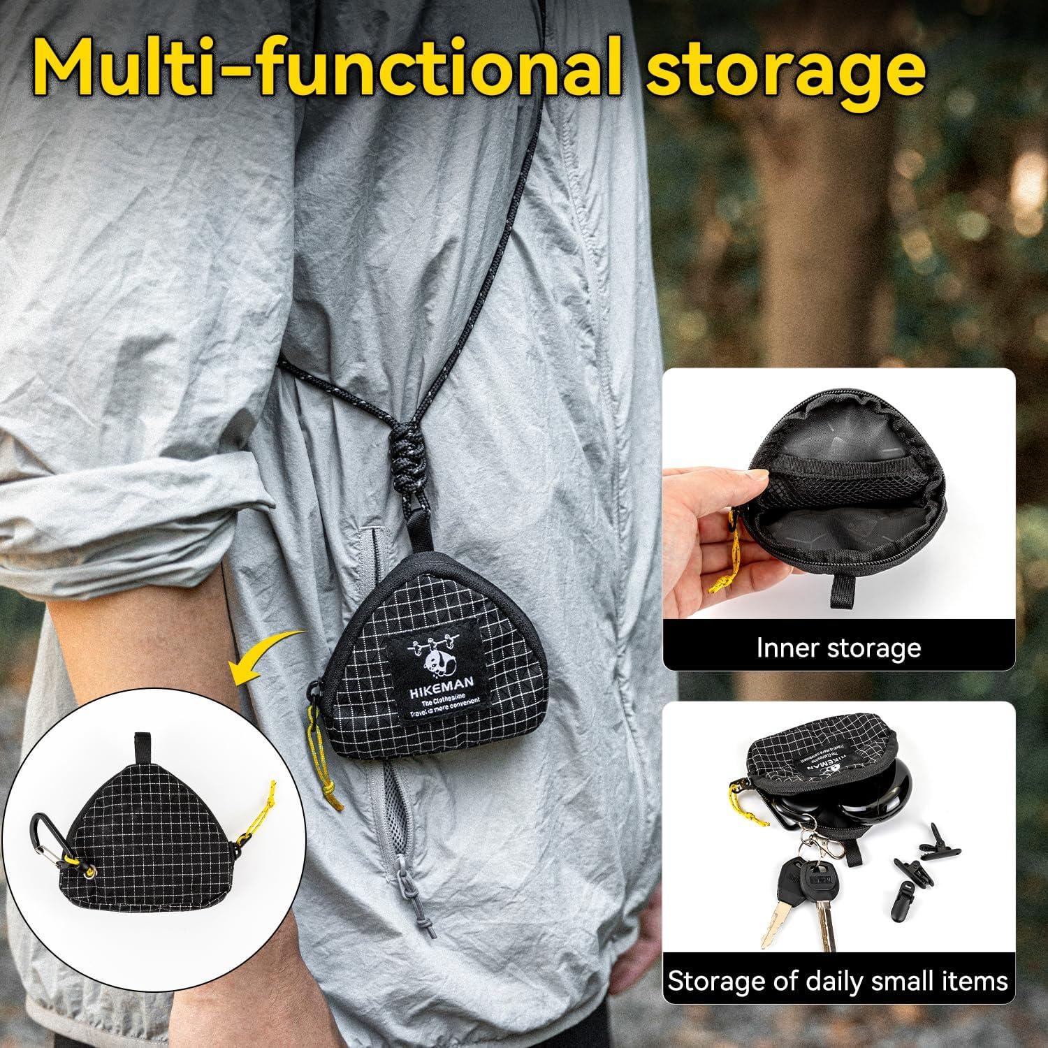 Línea de Ropa Portátil HIKEMAN 7m Ajustable con 16 Pinzas