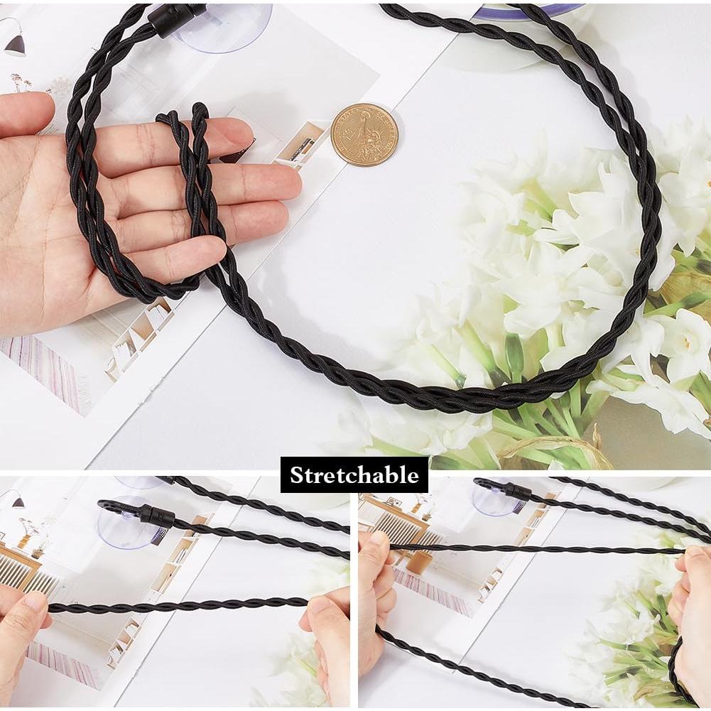 Cuerda de Ropa de Viaje GORGECRAFT 2Pcs Nylon 1.5m