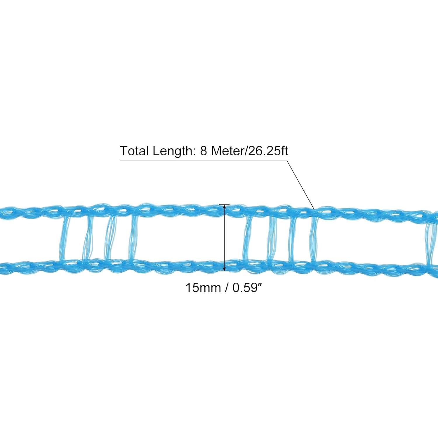 Cuerda de Ropa Portátil uxcell 8m Nylon Antideslizante Verde/Azul/Rosa