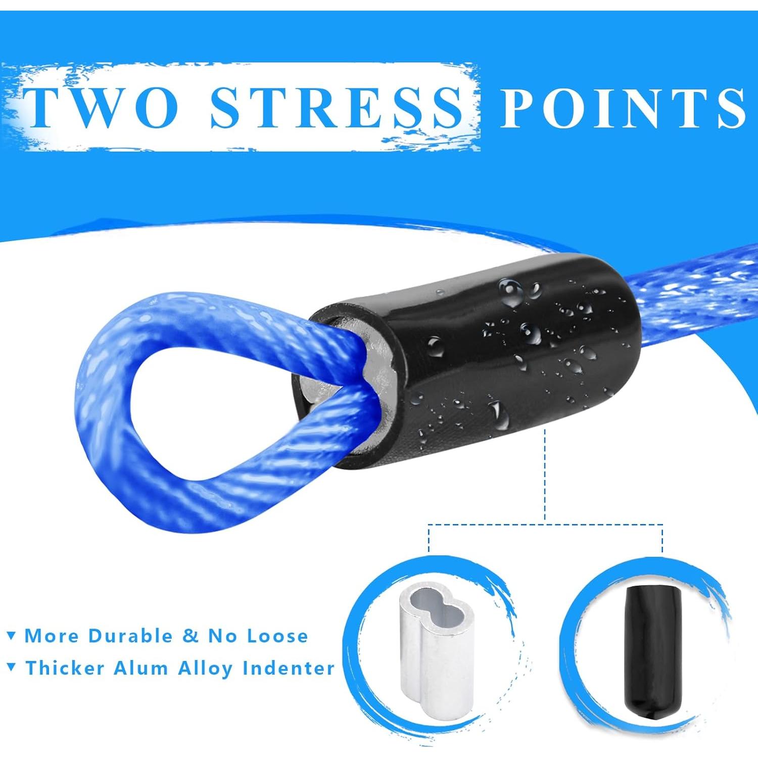 Línea de Ropa de 12.19 m VIVBOO con Ganchos de Metal