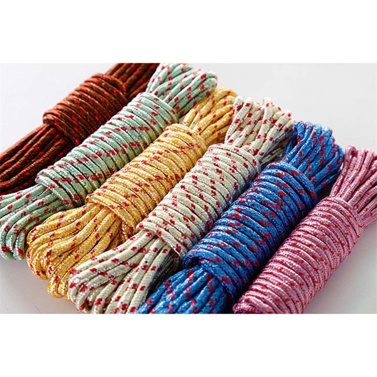 Cuerda de Secado de Ropa DurReus 10m Nylon Alta Resistencia