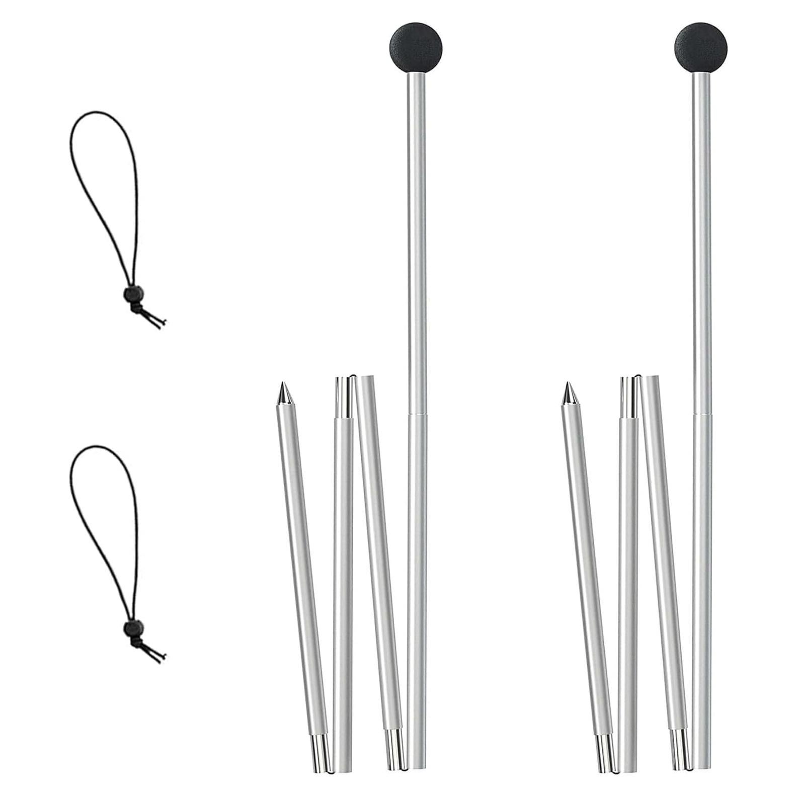 Postes de Aluminio Plegables UMARDOO para Tienda de Playa 1.98m