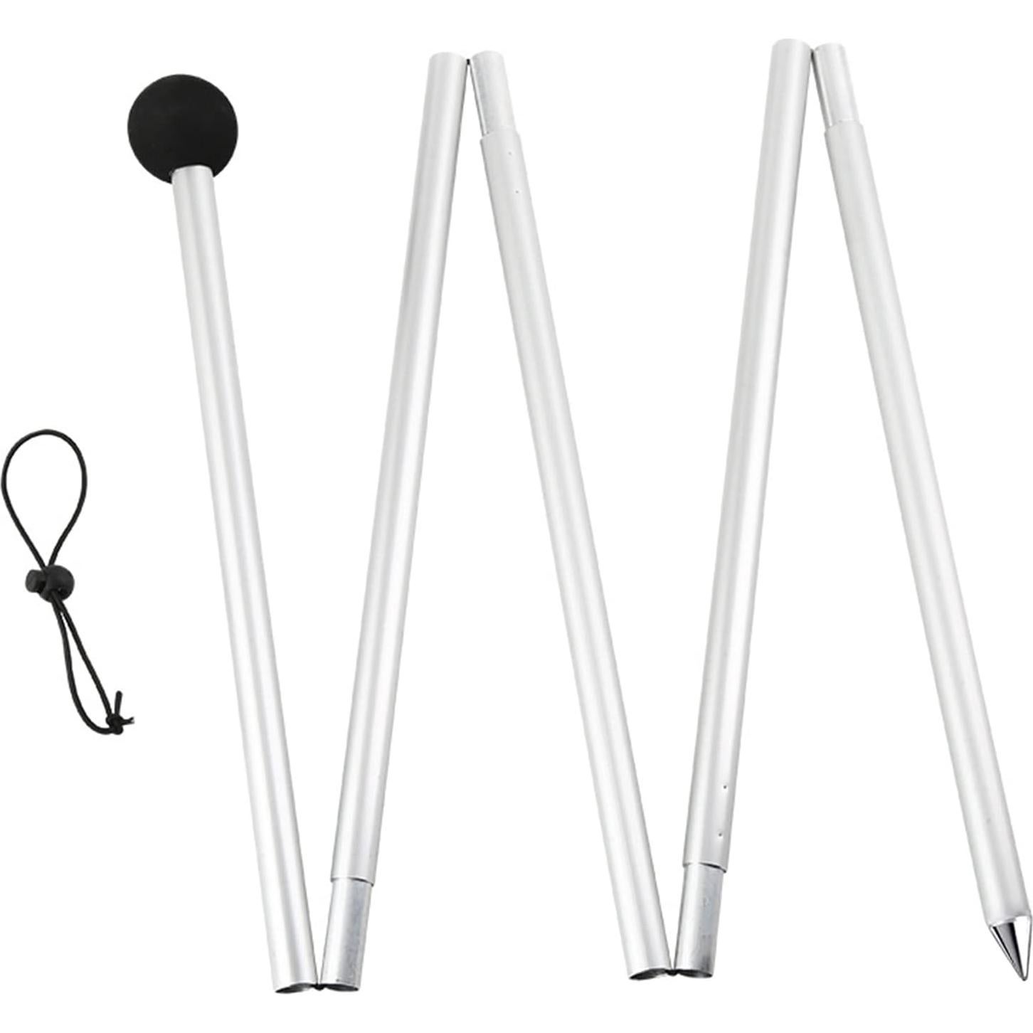 Postes de Aluminio Plegables UMARDOO para Tienda de Playa 1.98m