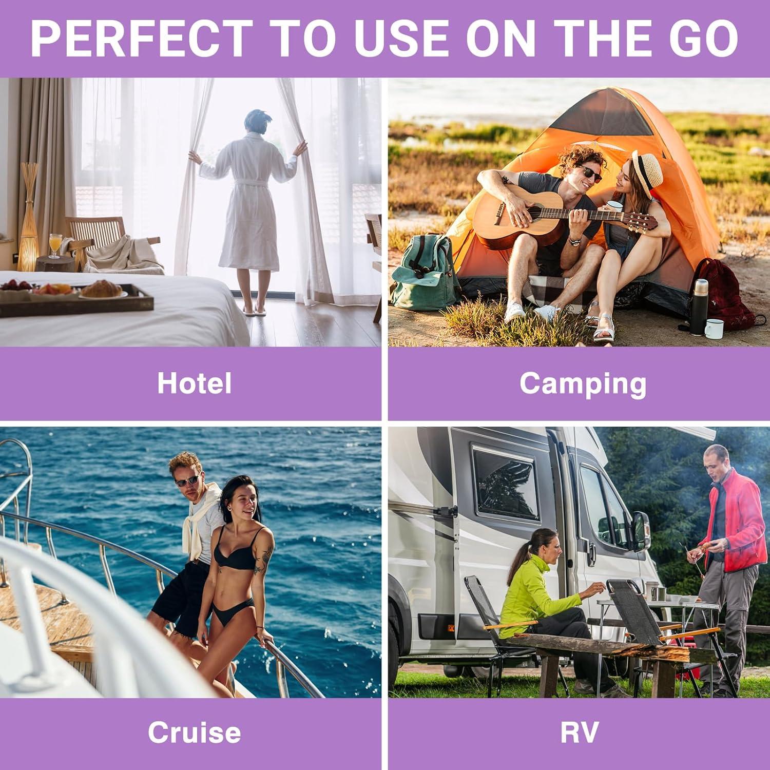 Bolsa de Lavado Portátil Tilcore 21x18 cm - Cuerda de Ropa