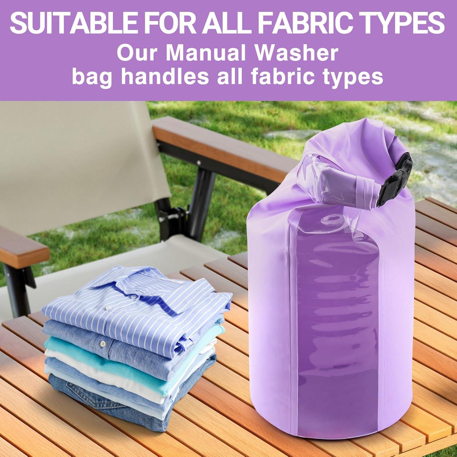 Bolsa de Lavado Portátil Tilcore 21x18 cm - Cuerda de Ropa