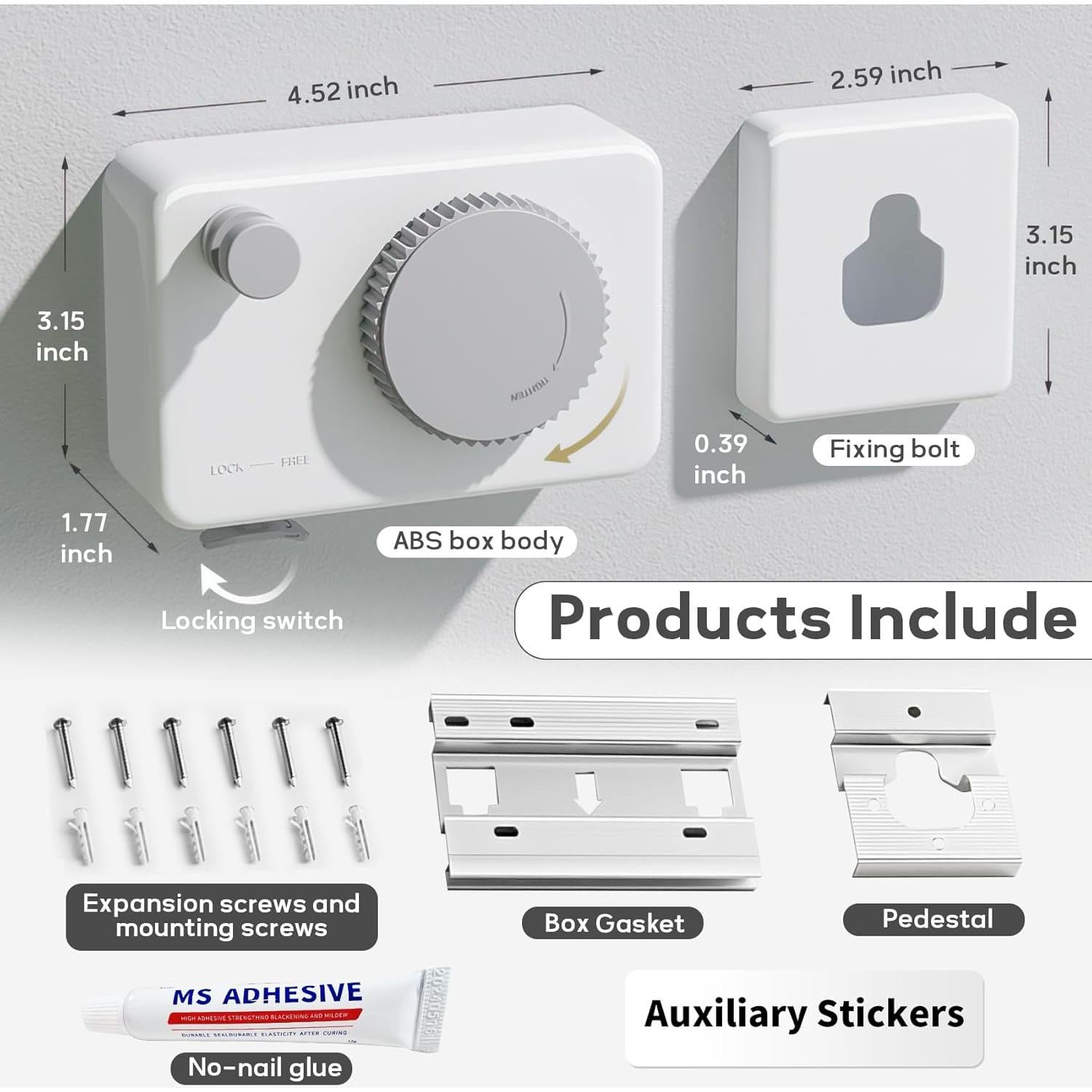 Cuerda de Ropa Retráctil Ruirgo 4.2m Antisag Acero Inoxidable