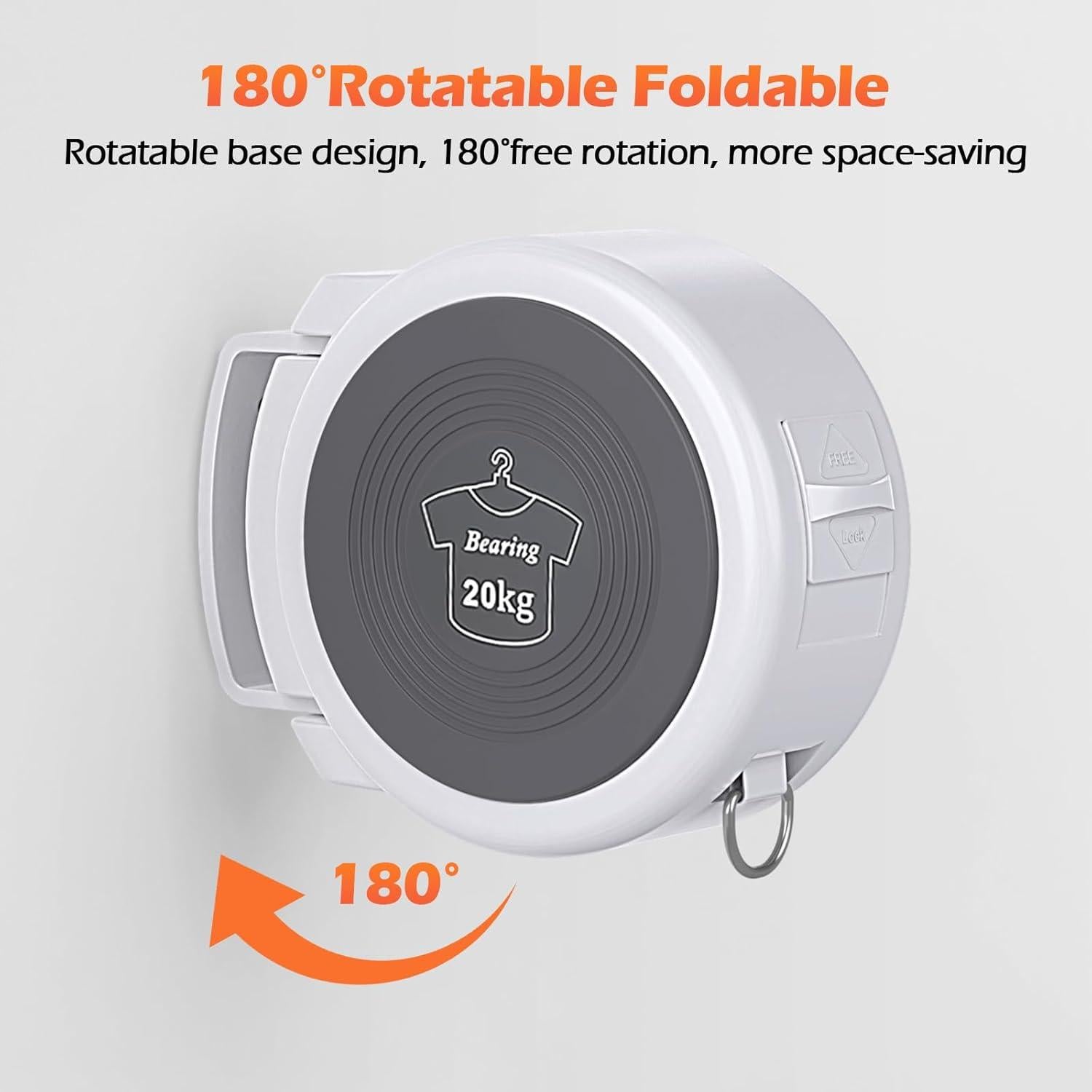 Cuerda de Ropa Retráctil STATABSTA 4.19m Alta Resistencia