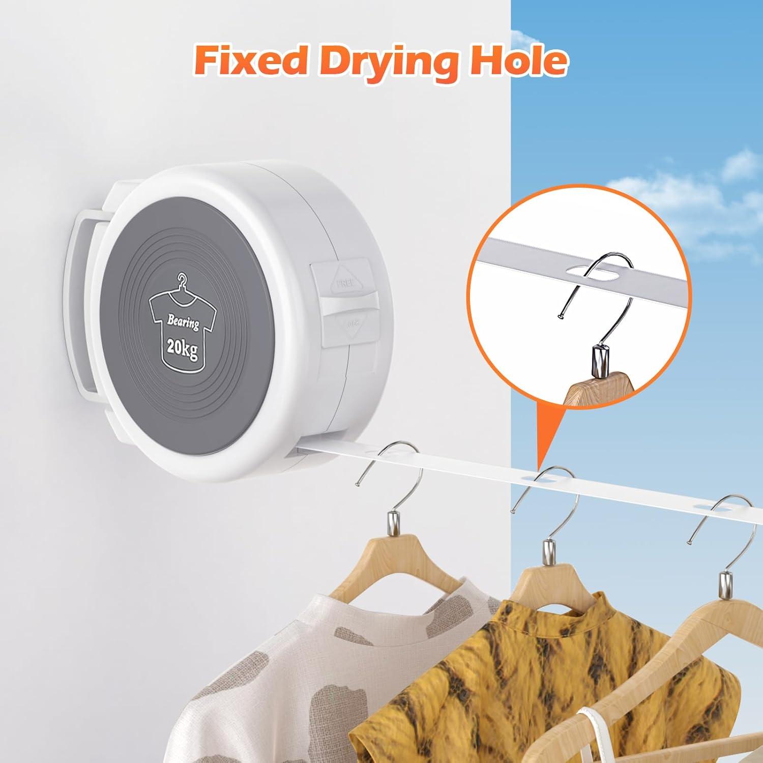 Cuerda de Ropa Retráctil STATABSTA 4.19m Alta Resistencia