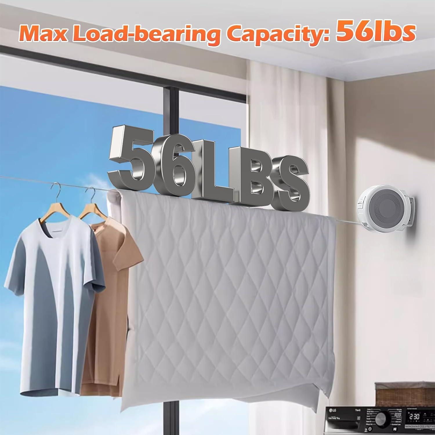 Cuerda de Ropa Retráctil STATABSTA 4.19m Alta Resistencia