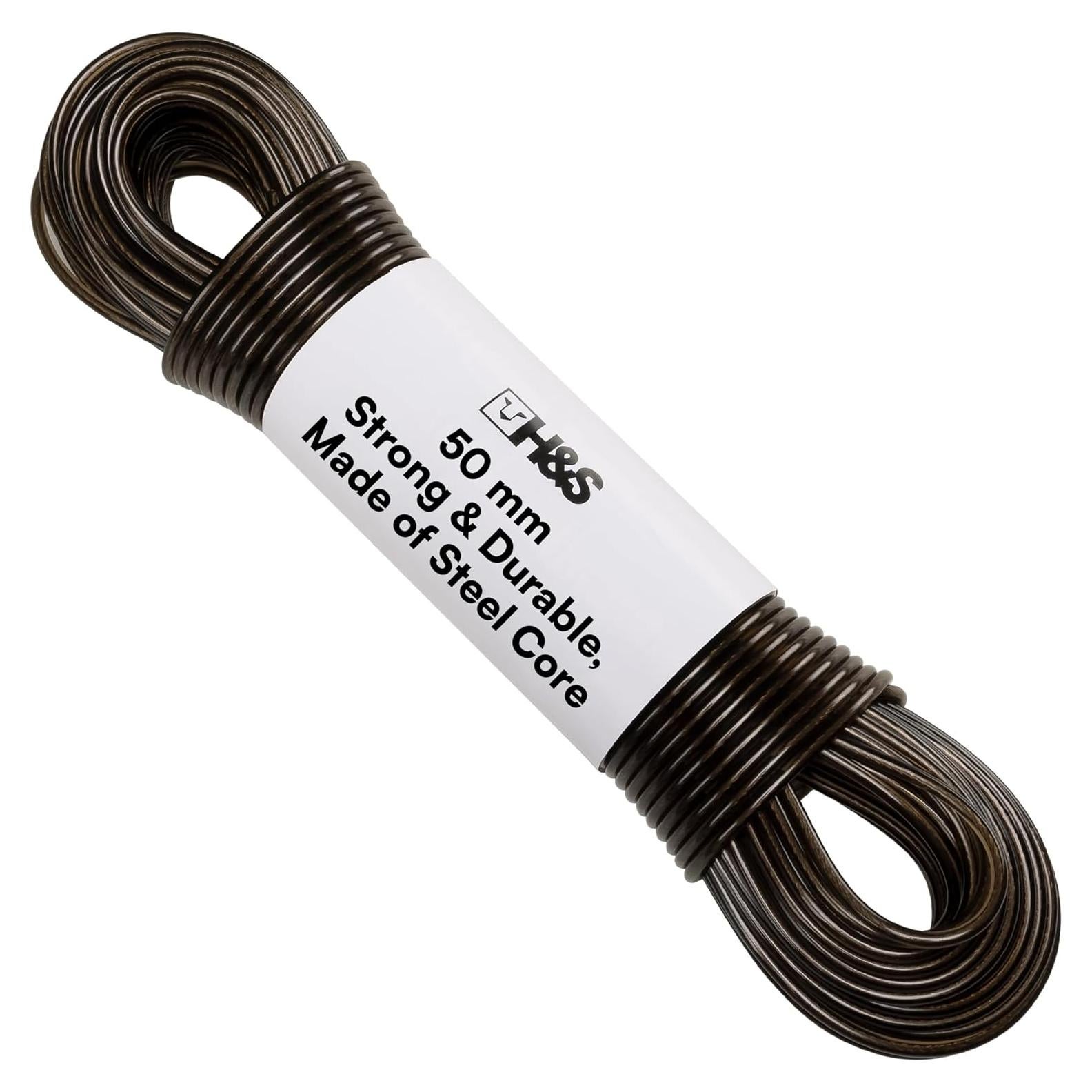 Línea de Ropa H&S de Acero 50m 4mm Resistente 200kg